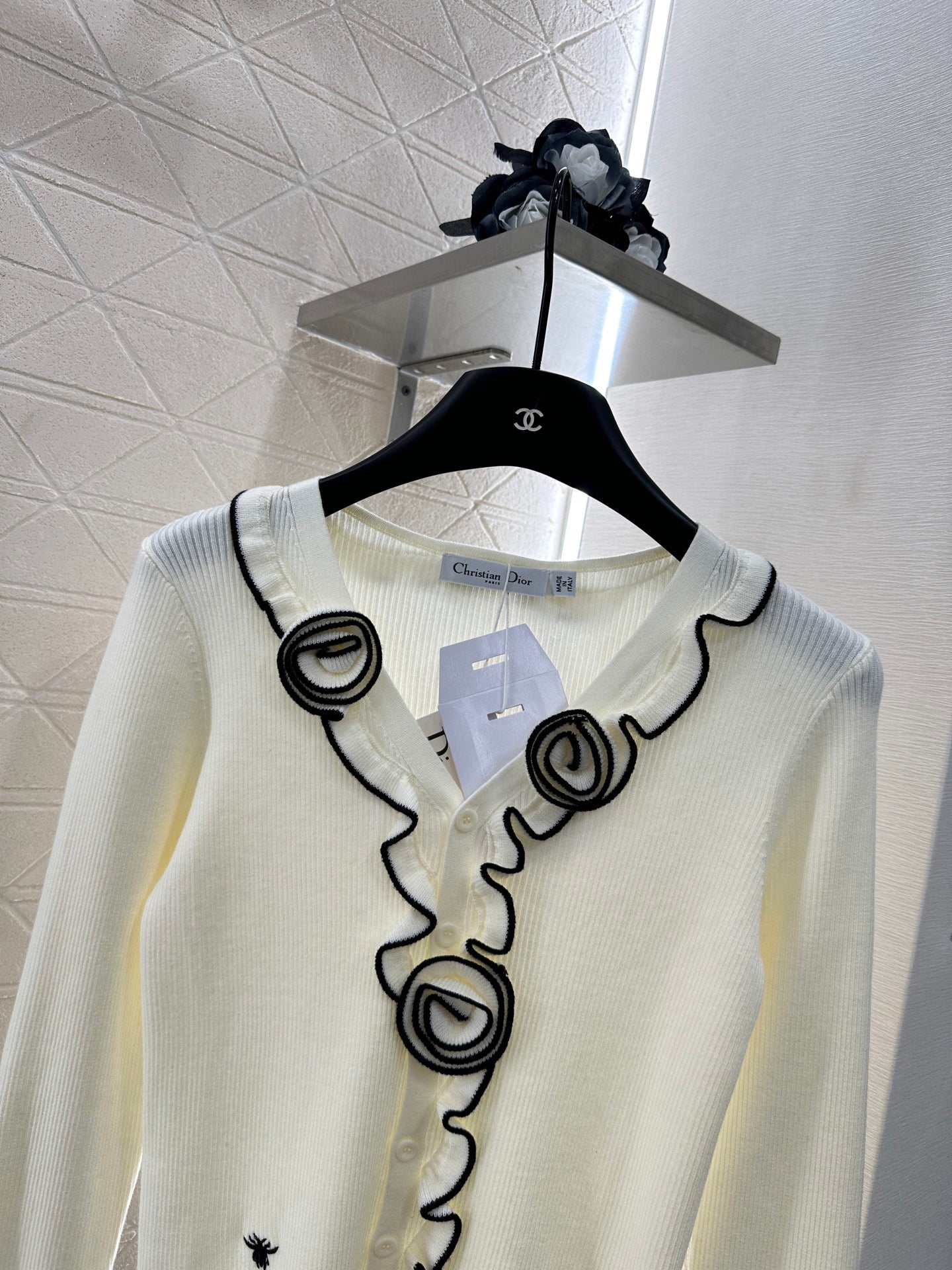 D*♥2025 new product Flower knitted cardigan