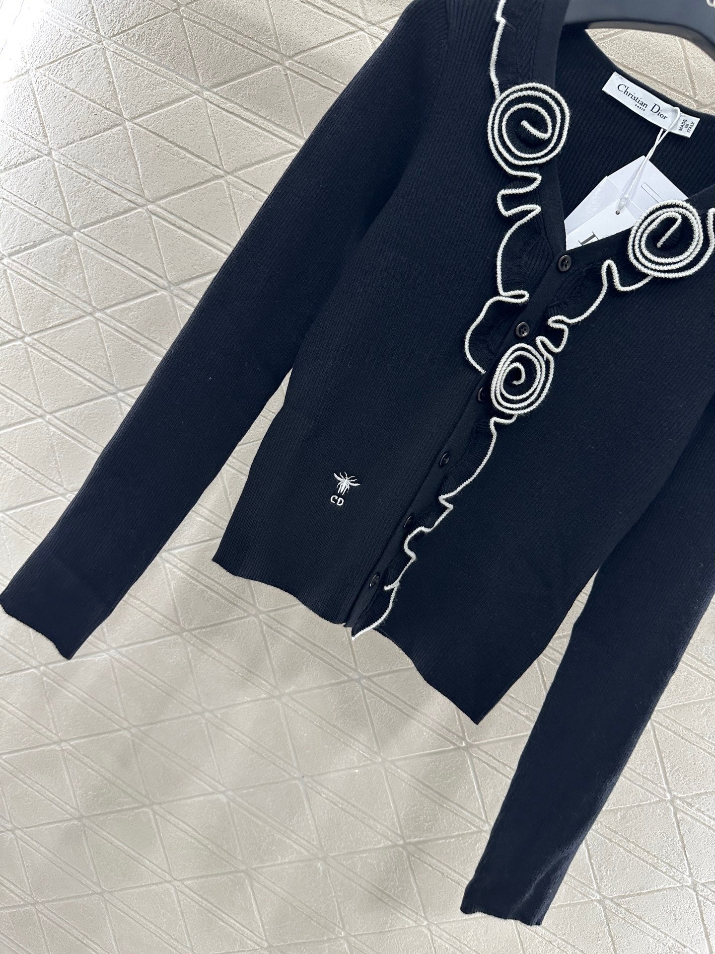 D*♥2025 new product Flower knitted cardigan