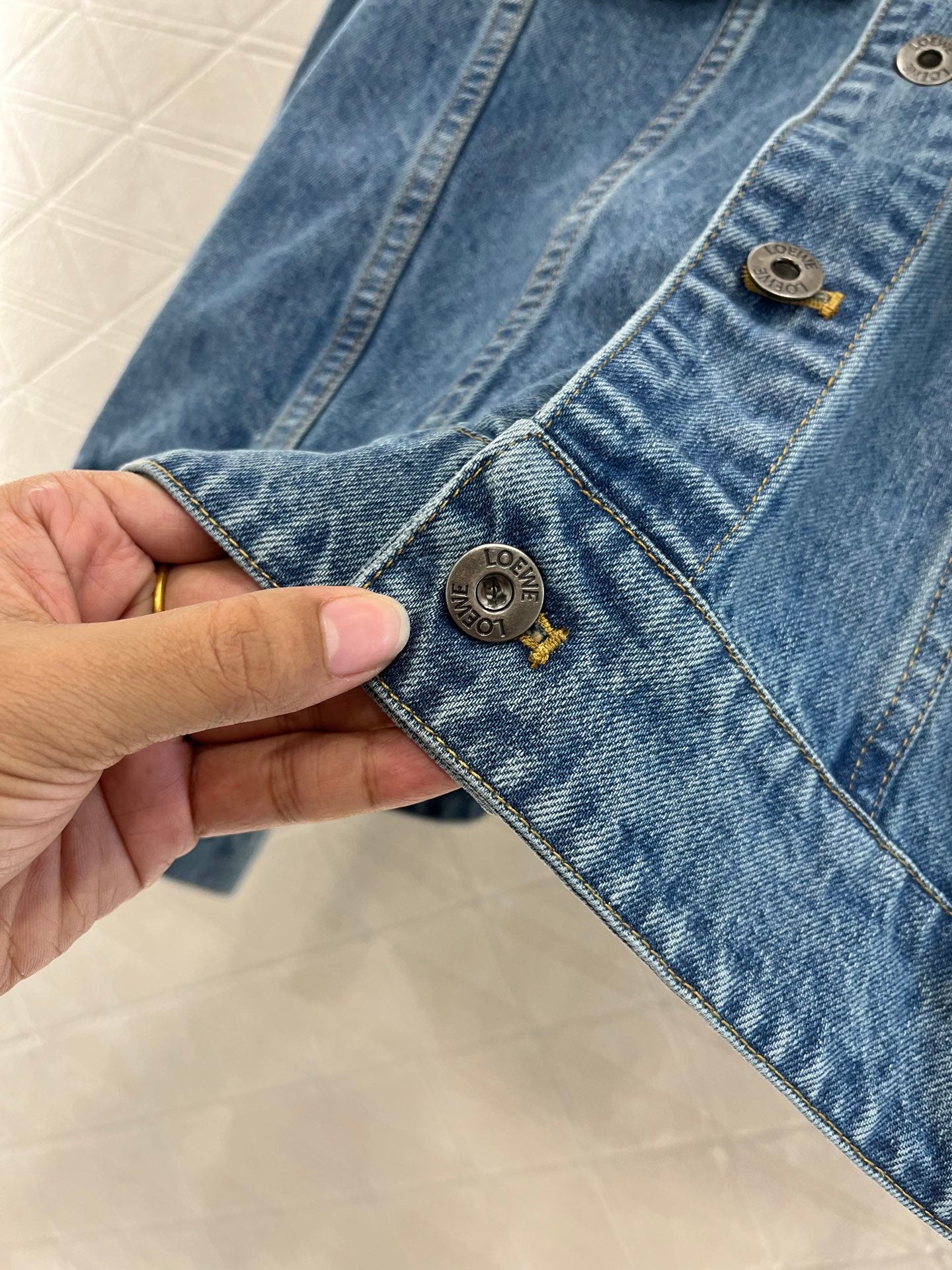 L*♥2025 new products Denim jacket and trousers set