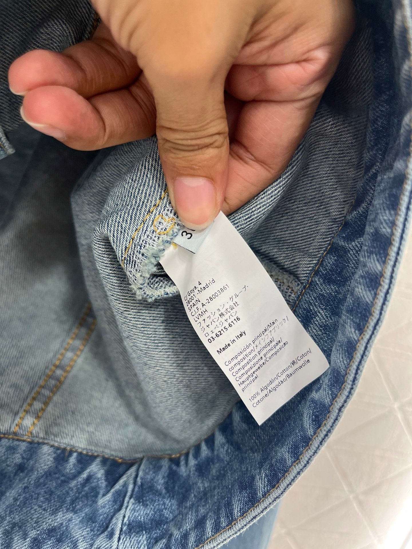 L*♥2025 new products Denim jacket and trousers set
