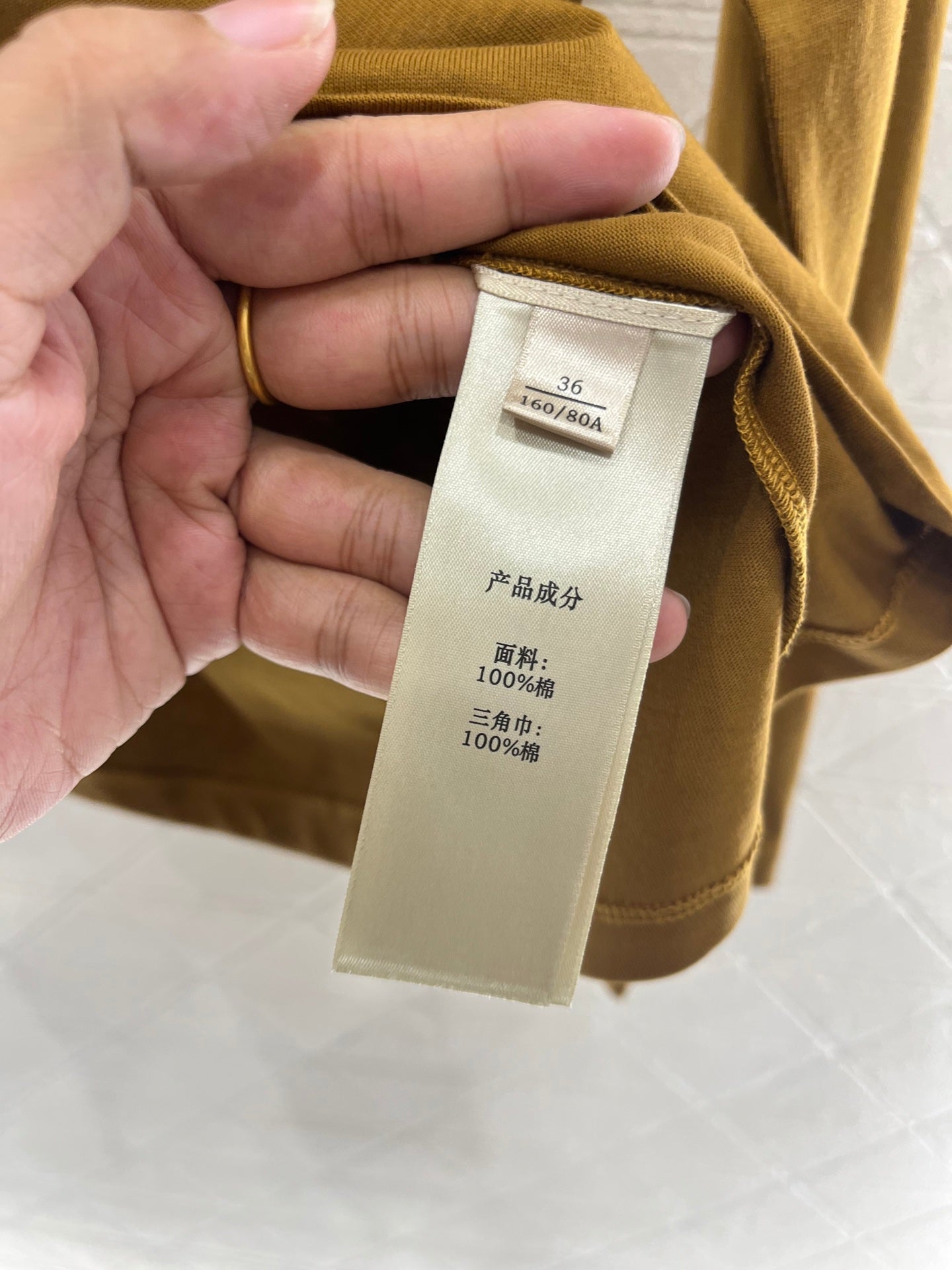2025 New Products Scarf Round Neck Top