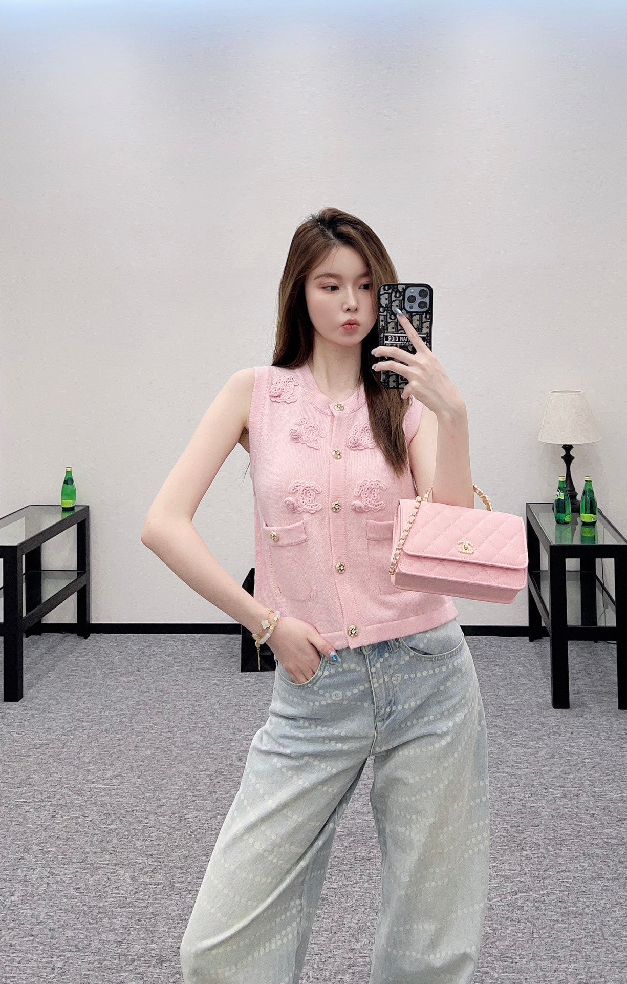 C*♥2025 new products Knitted vest