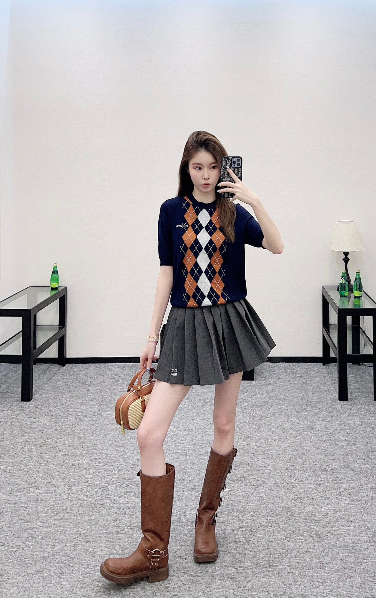 Mi*mi*♥2025 new products Knitted short sleeves