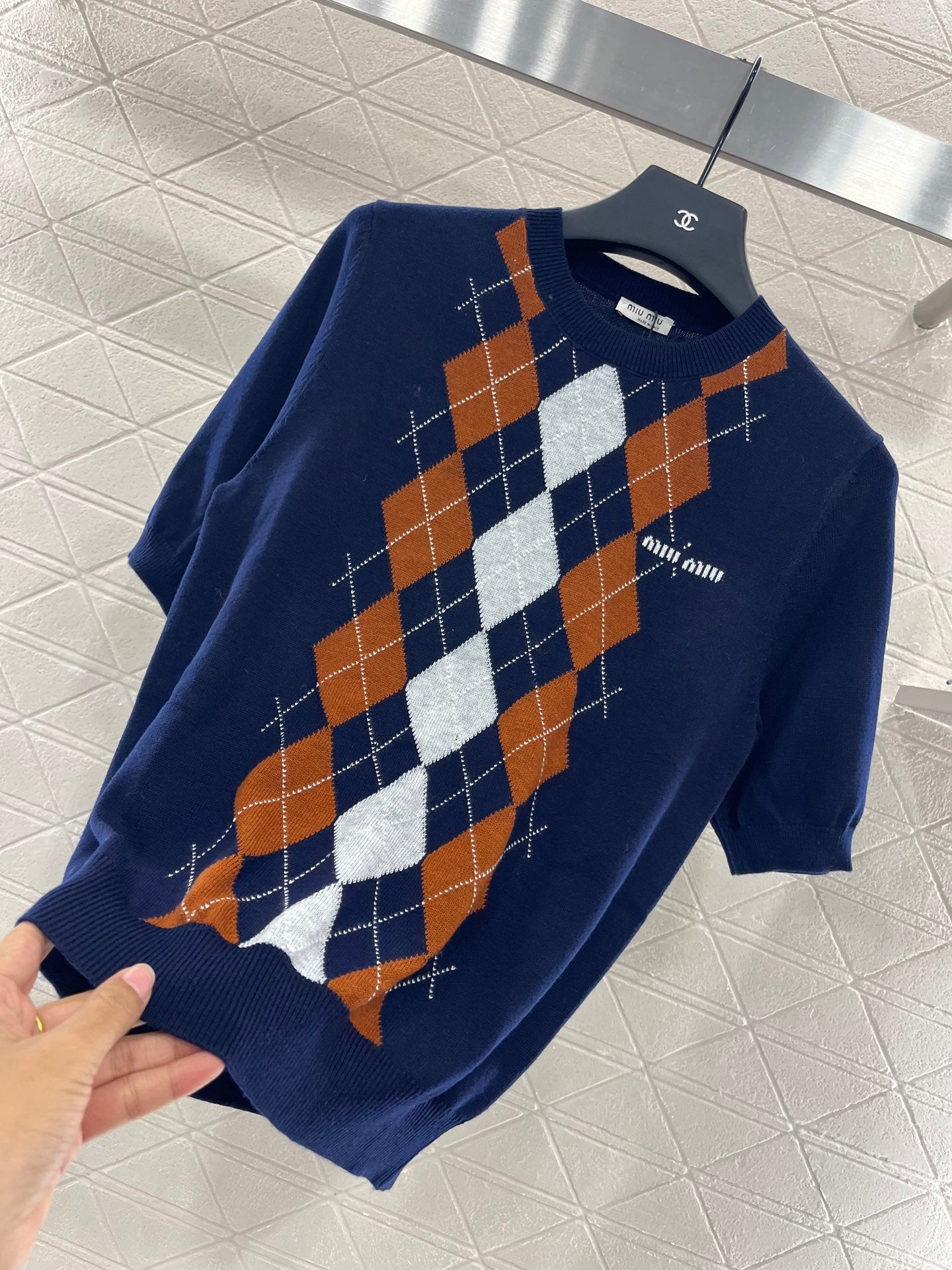 Mi*mi*♥2025 new products Knitted short sleeves