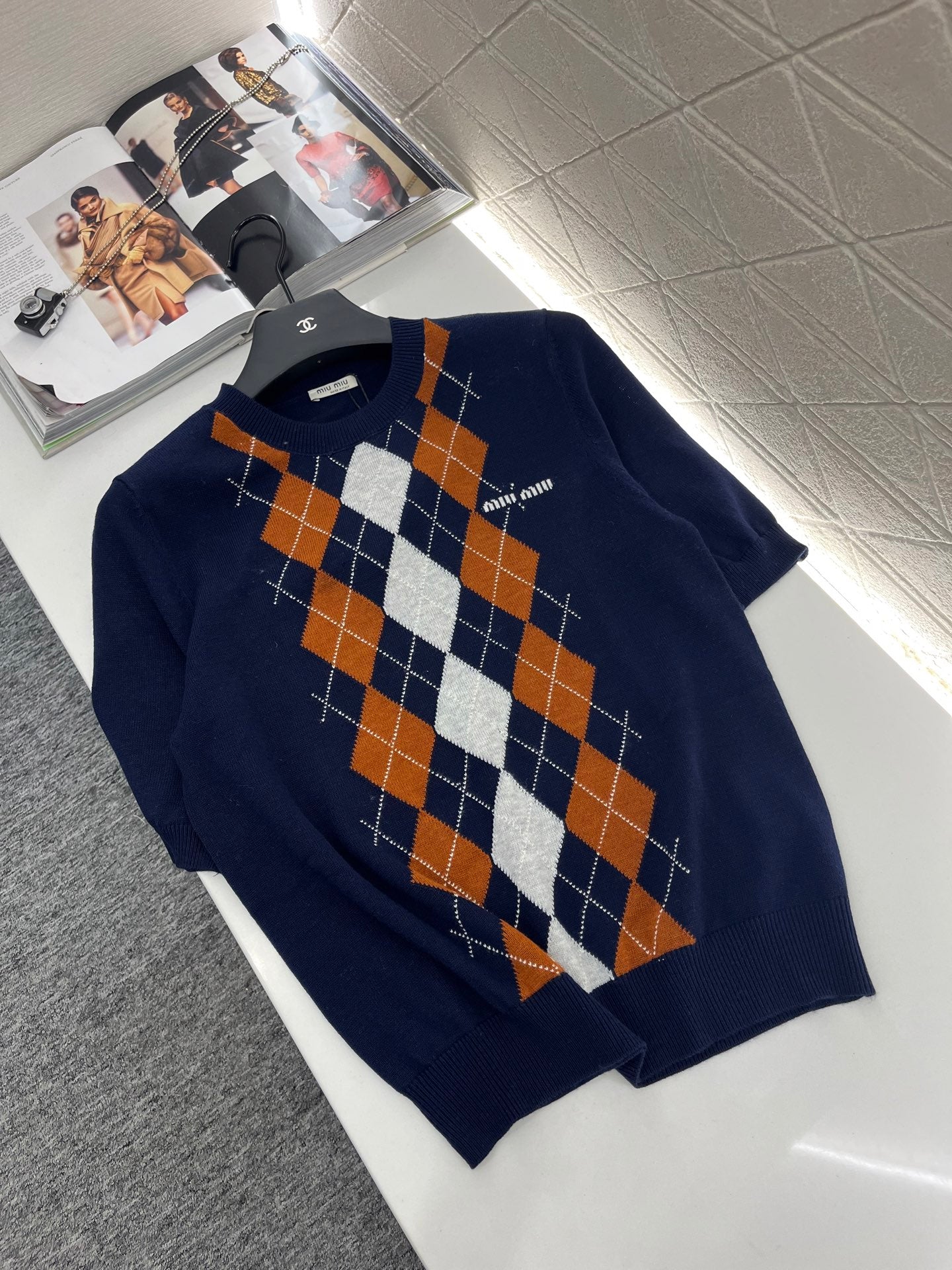 Mi*mi*♥2025 new products Knitted short sleeves