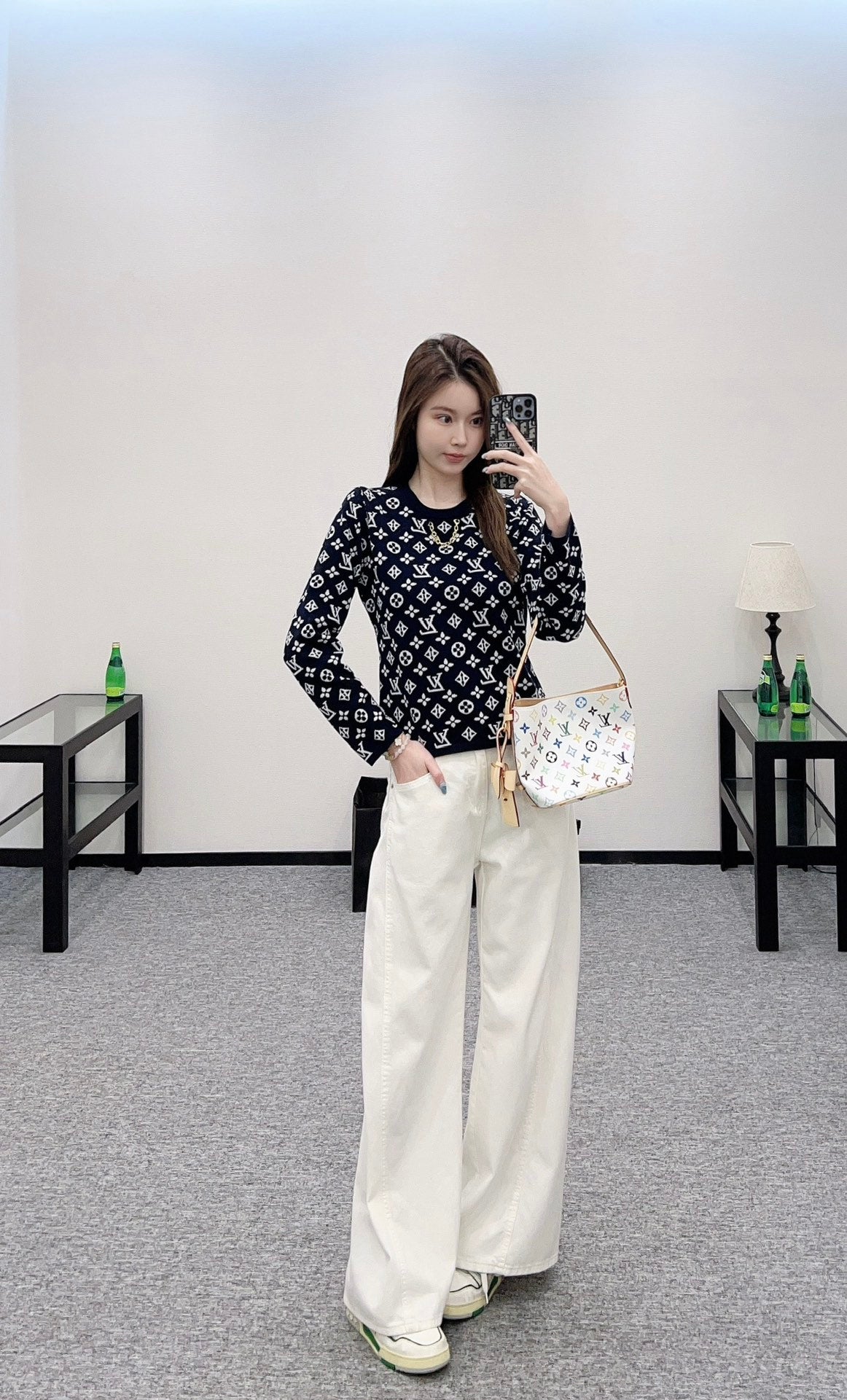 Louis*♥2025 new product Chain knitted long sleeves