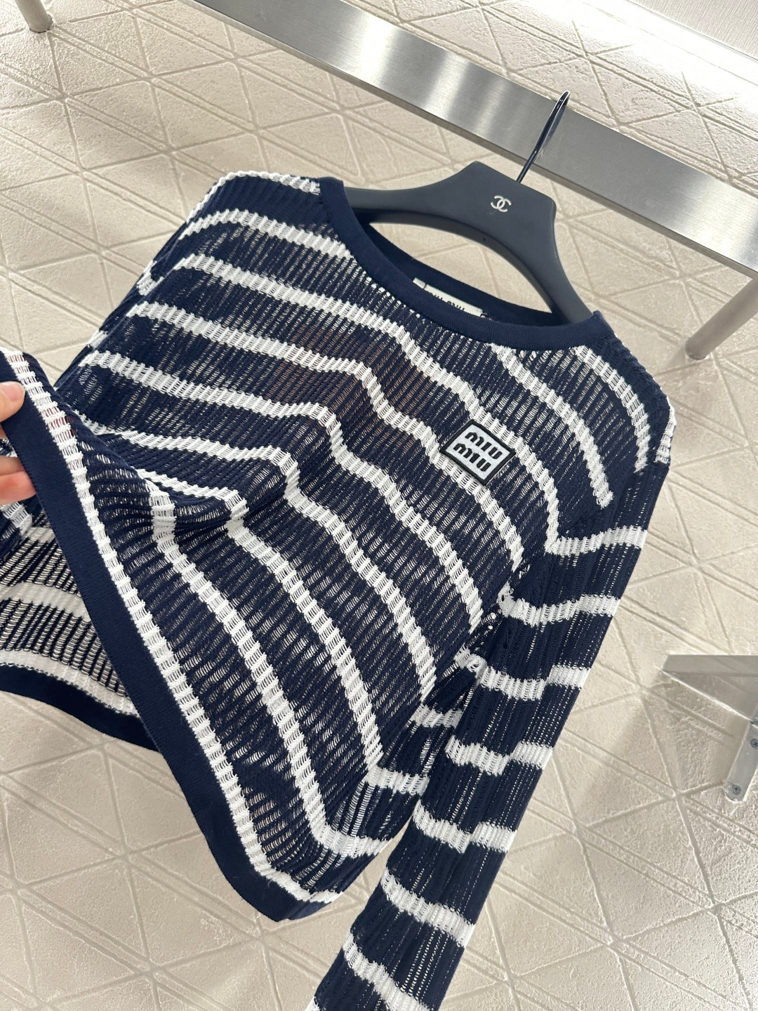 Mi*mi*♥2025 new product Knitted long-sleeved top