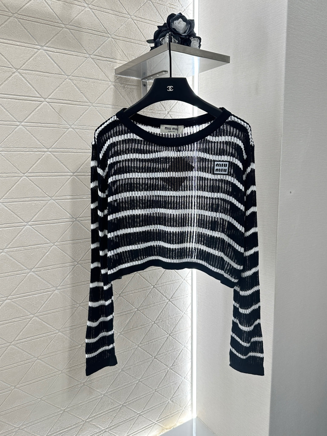 Mi*mi*♥2025 new product Knitted long-sleeved top