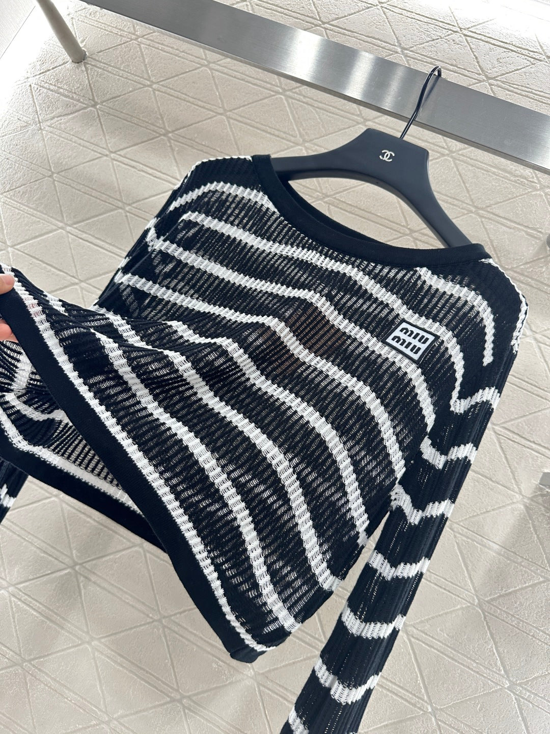 Mi*mi*♥2025 new product Knitted long-sleeved top
