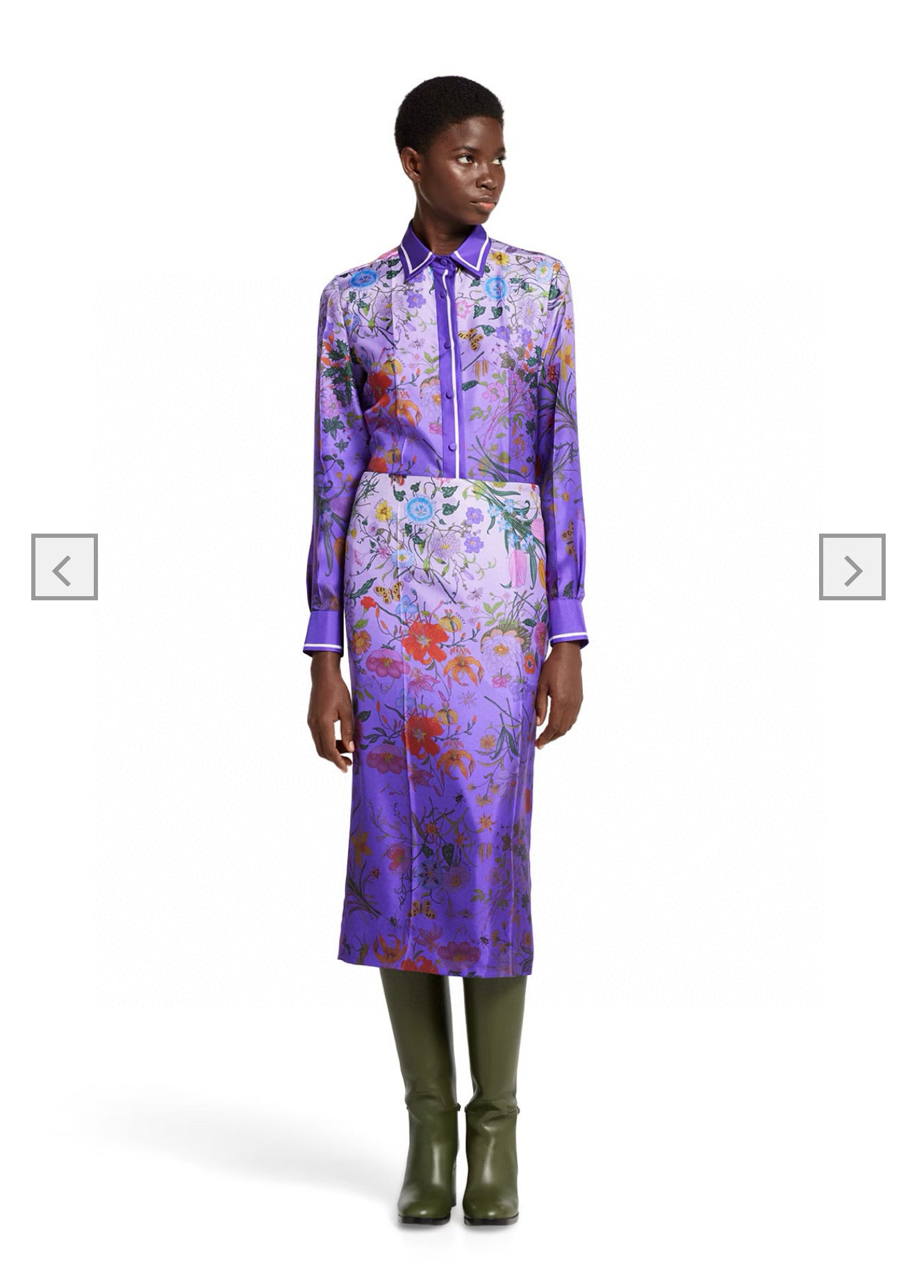 G*♥2025 New Work Long-sleeved shirt and skirt set