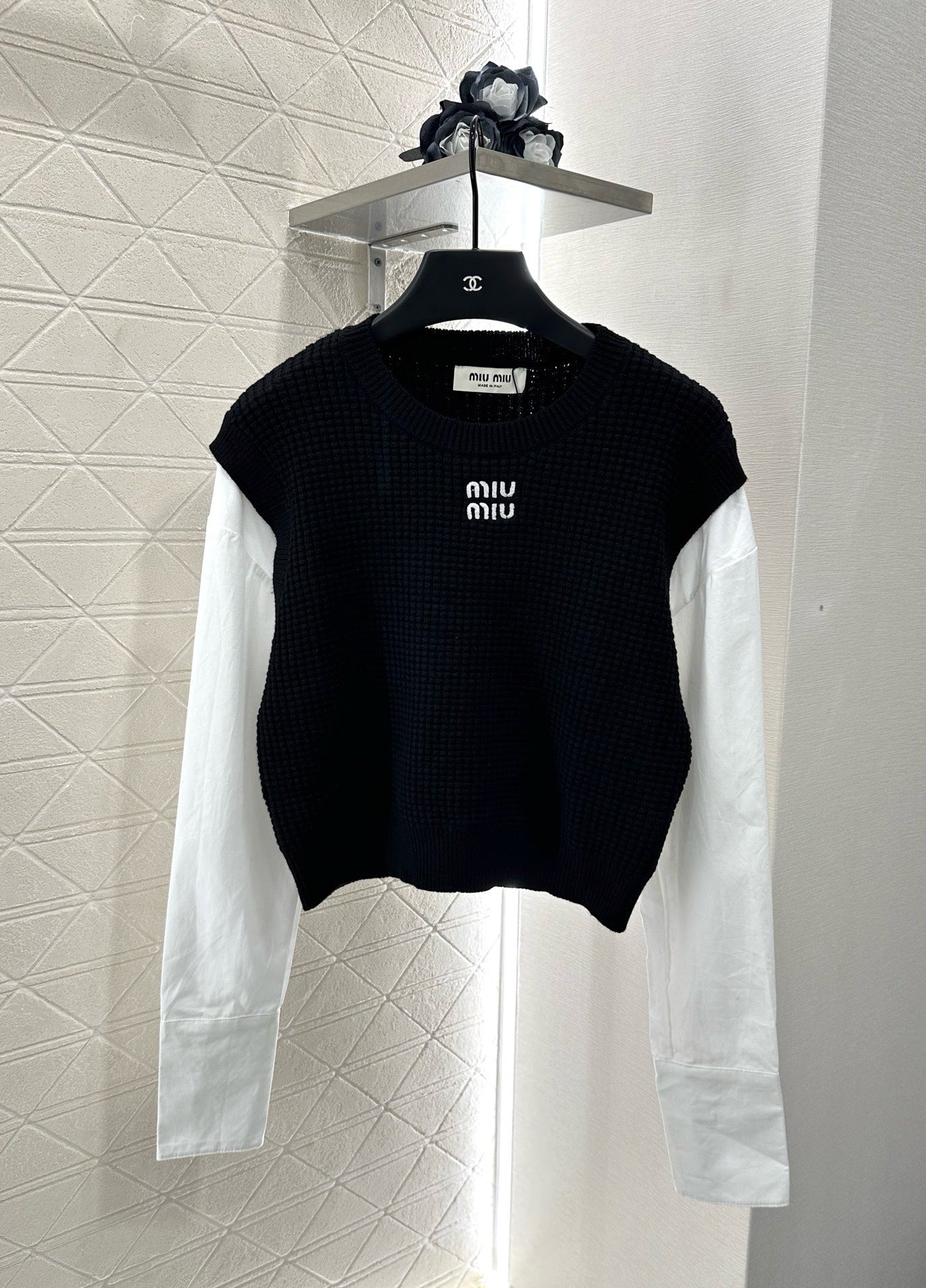Mimi*♥2025 New Arrival Knitted long-sleeved top