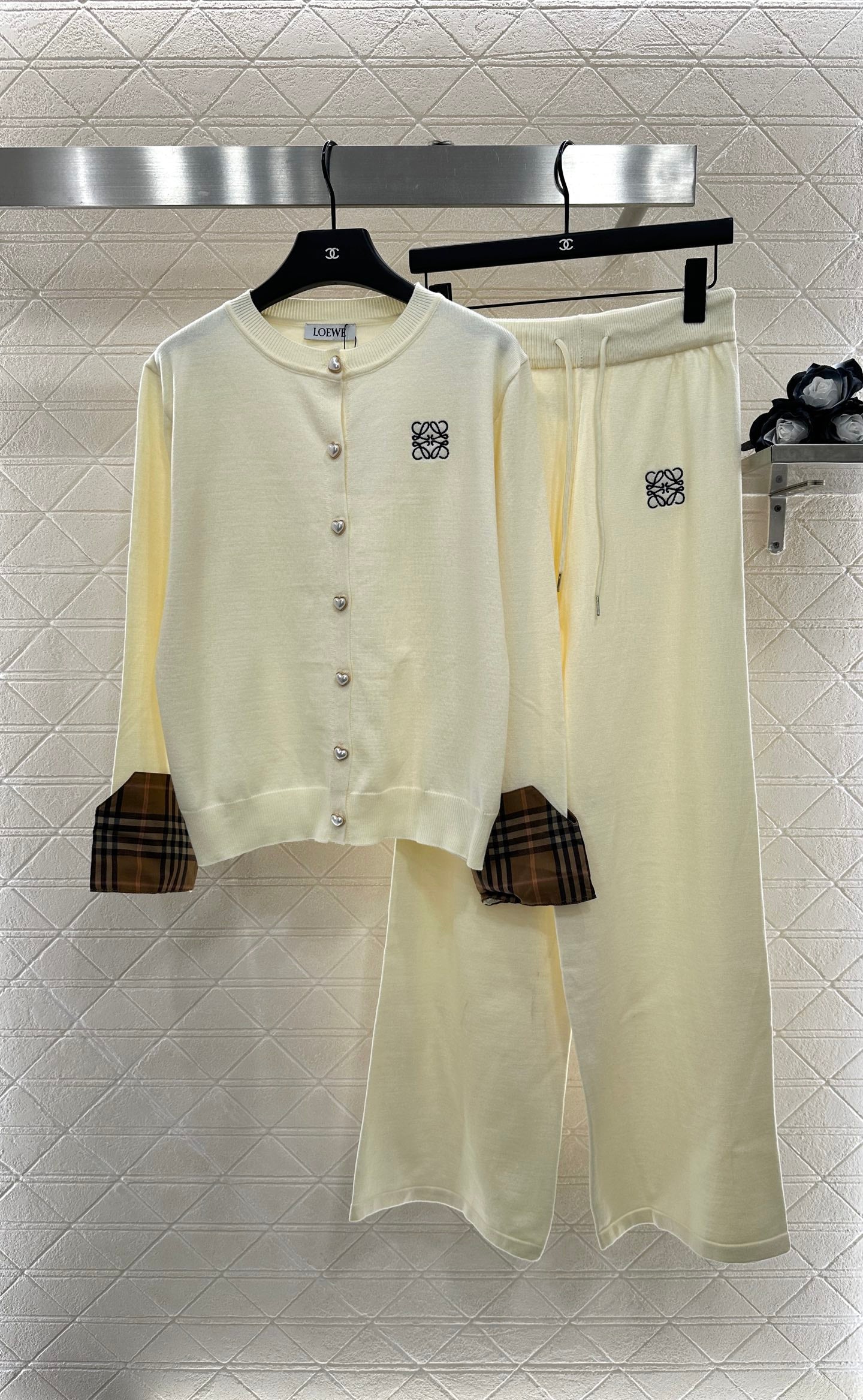 L*♥2025 New Arrivals Knitted Cardigan and Pants Set