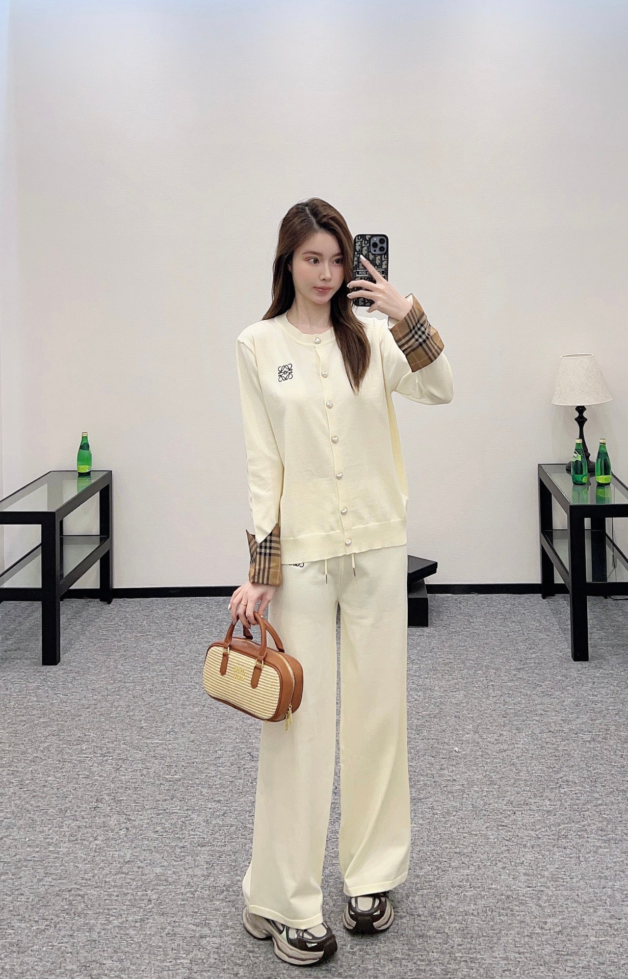 L*♥2025 New Arrivals Knitted Cardigan and Pants Set
