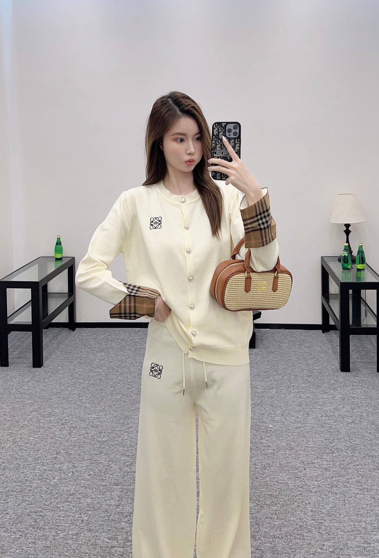 L*♥2025 New Arrivals Knitted Cardigan and Pants Set
