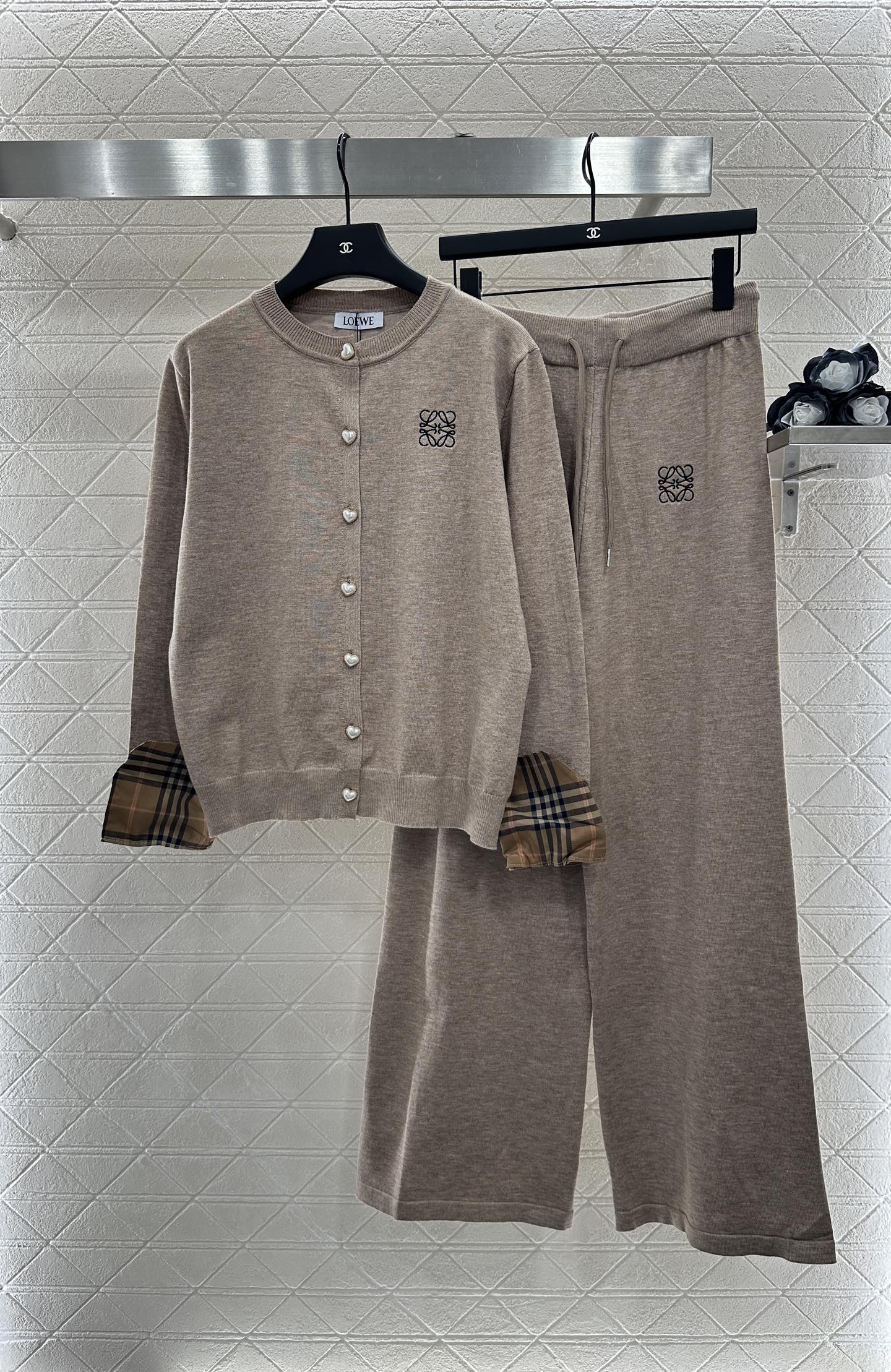 L*♥2025 New Arrivals Knitted Cardigan and Pants Set