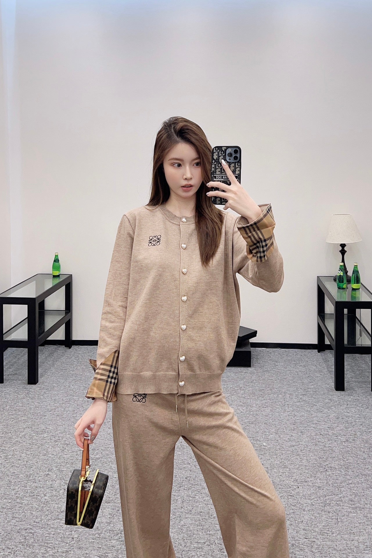 L*♥2025 New Arrivals Knitted Cardigan and Pants Set