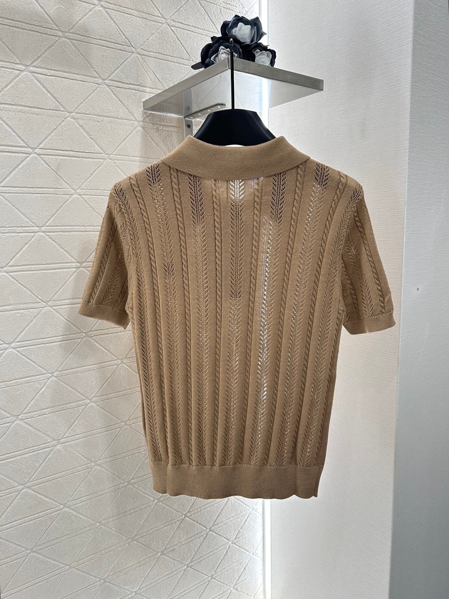 Mimi*♥2025 New Arrivals Knitted Short-Sleeve