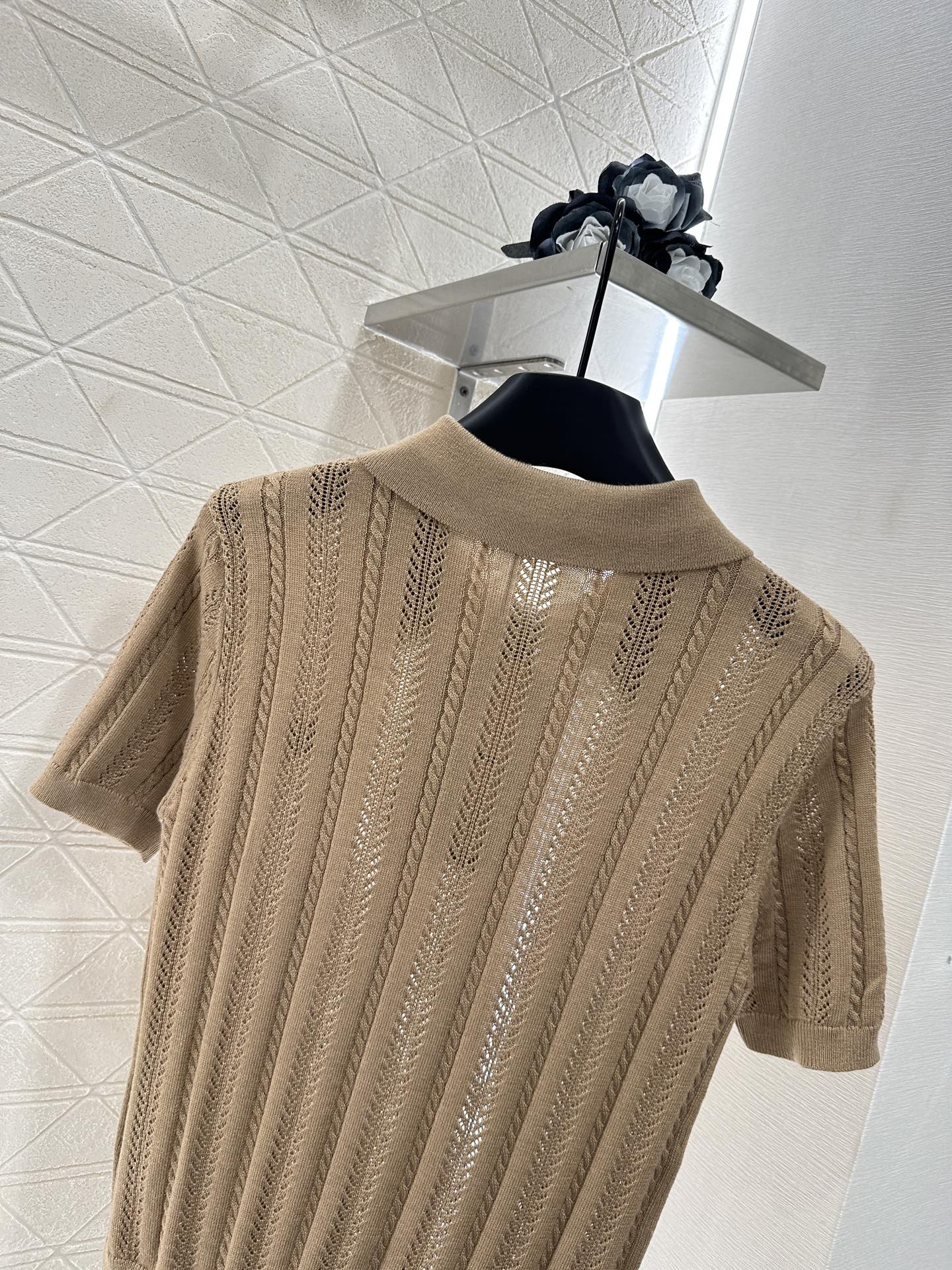 Mimi*♥2025 New Arrivals Knitted Short-Sleeve