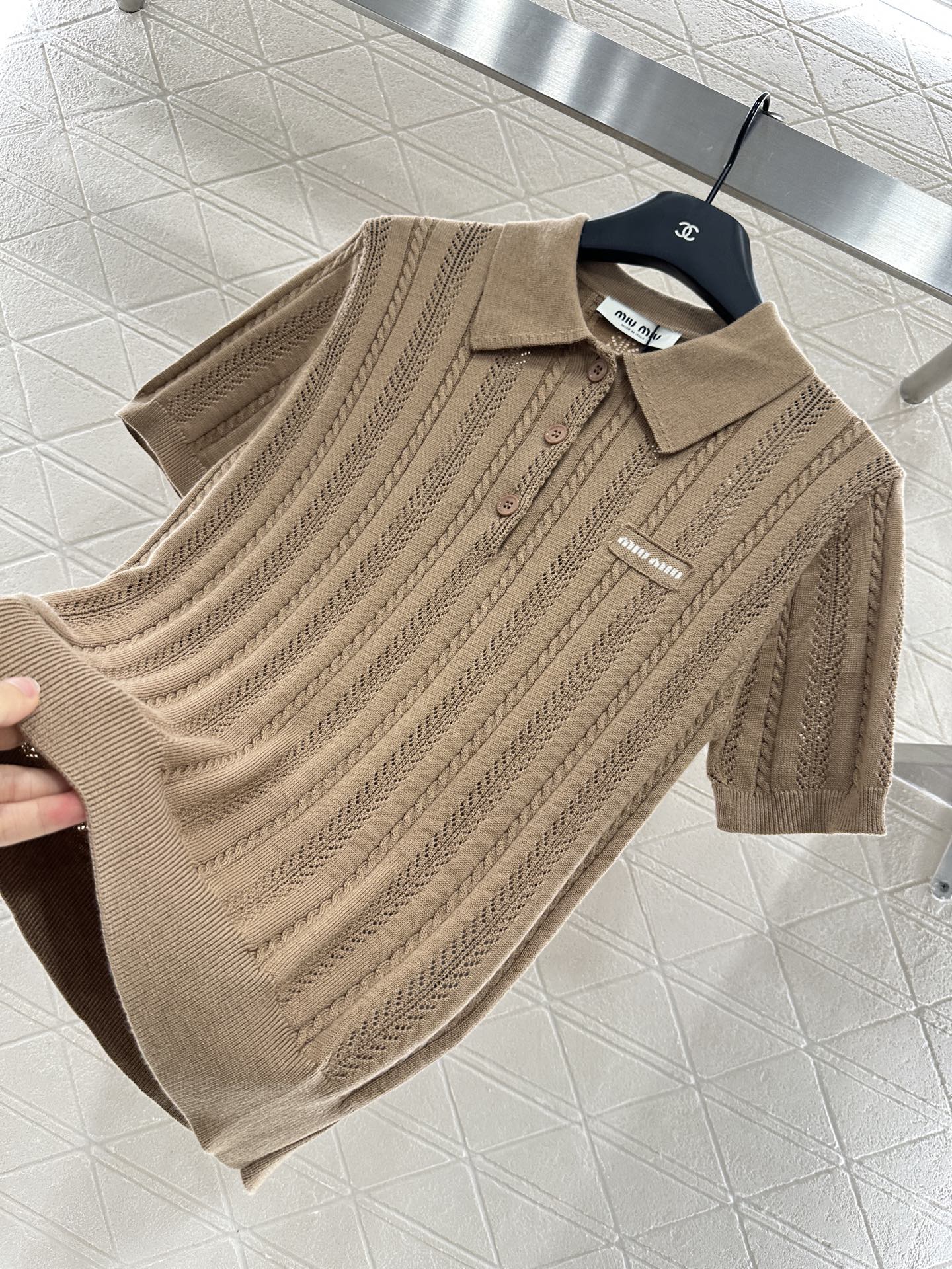 Mimi*♥2025 New Arrivals Knitted Short-Sleeve