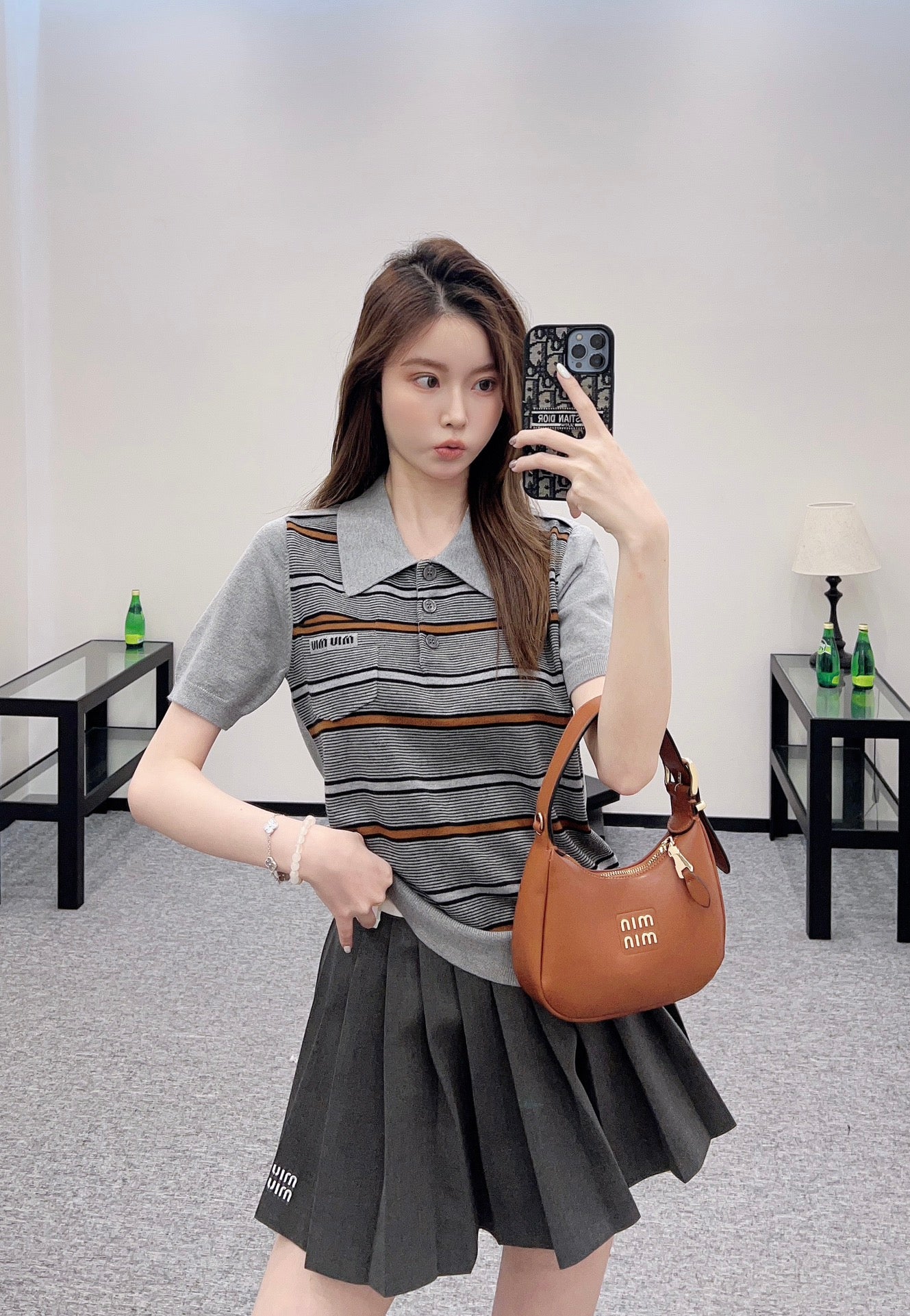 Mimi*♥2025 New Arrivals Knitted Short-Sleeve