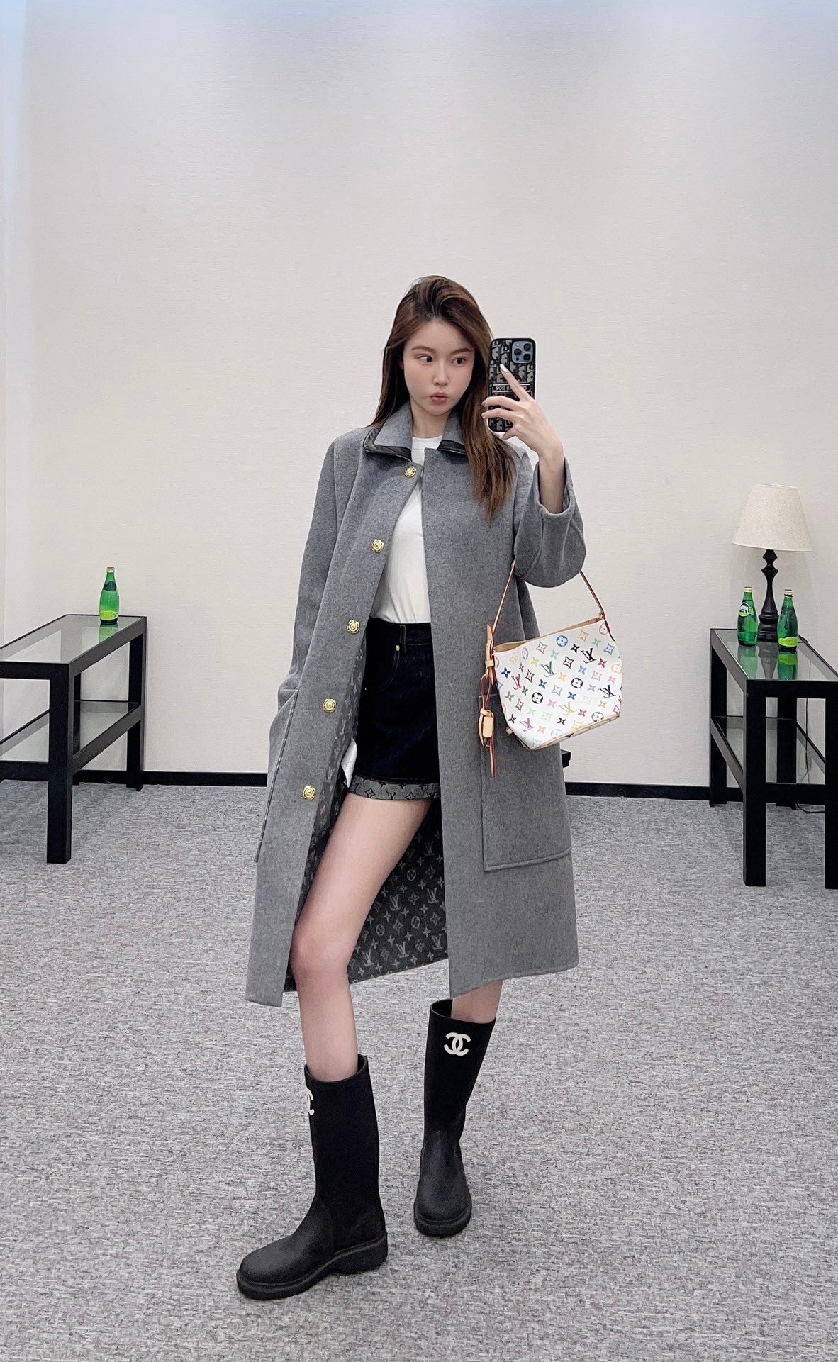Louis*♥ 2025 New Arrivals Long Nylon Coat