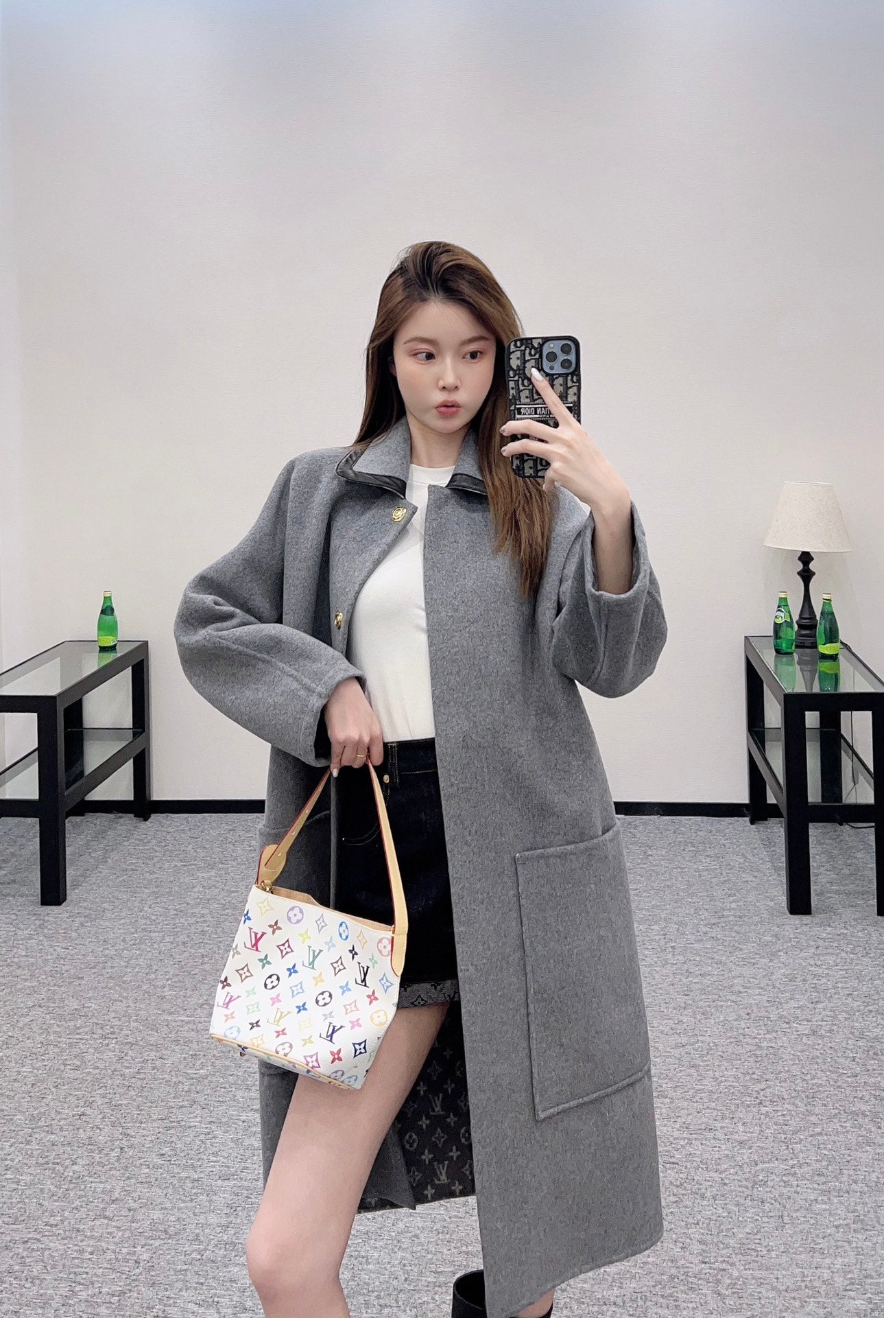 Louis*♥ 2025 New Arrivals Long Nylon Coat