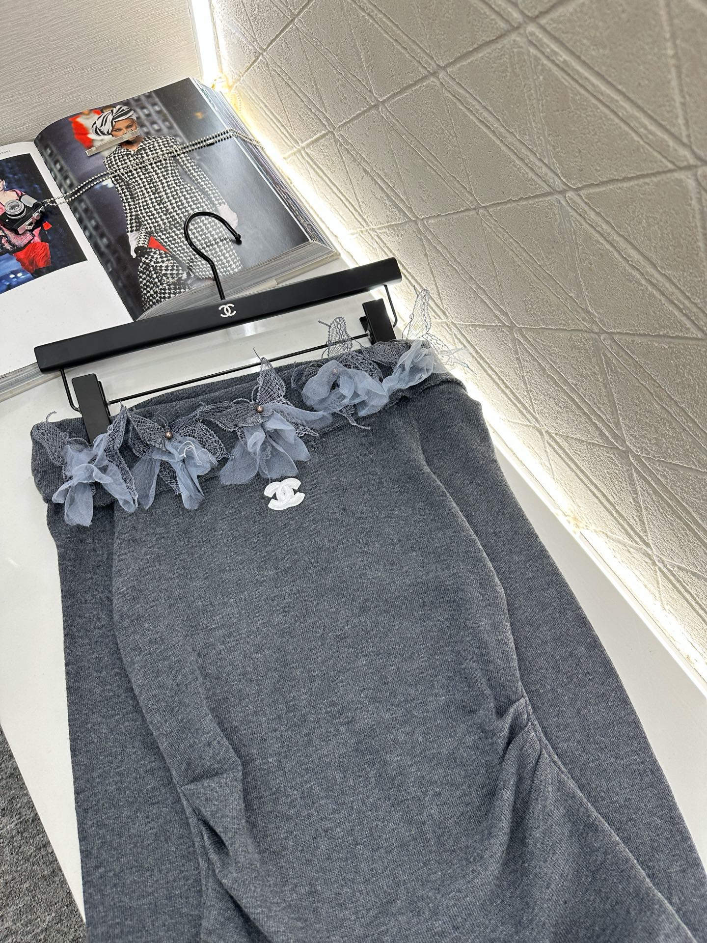 C*♥2025 New Arrival Knitted Long-Sleeved Skirt Set
