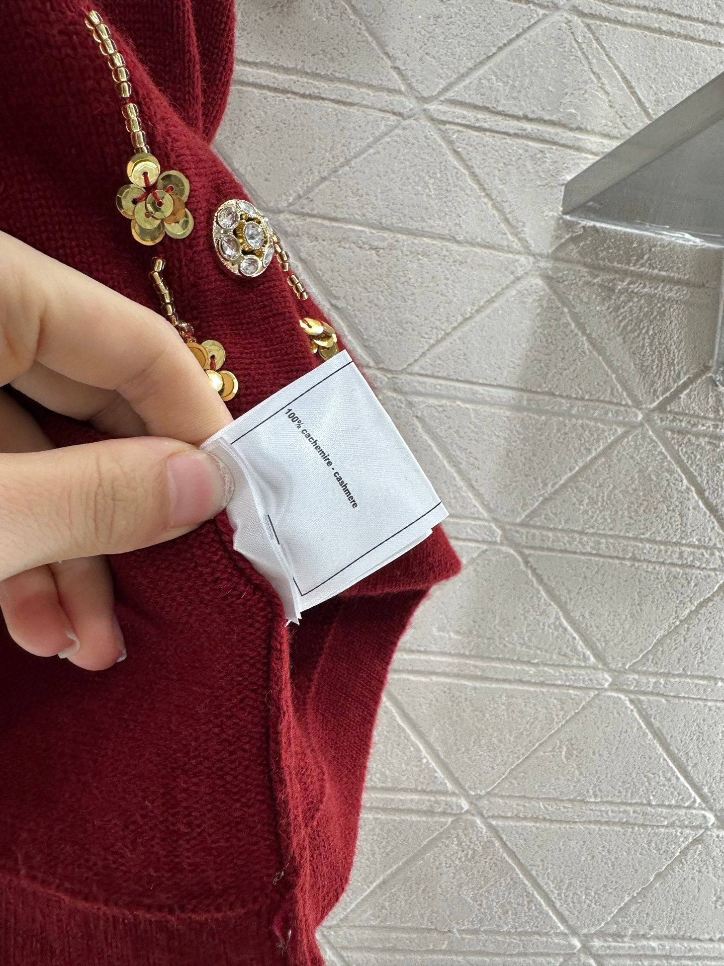 C*♥2025 New Arrival Beaded Knit Vest