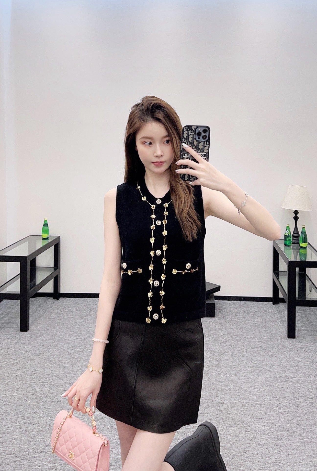 C*♥2025 New Arrival Beaded Knit Vest