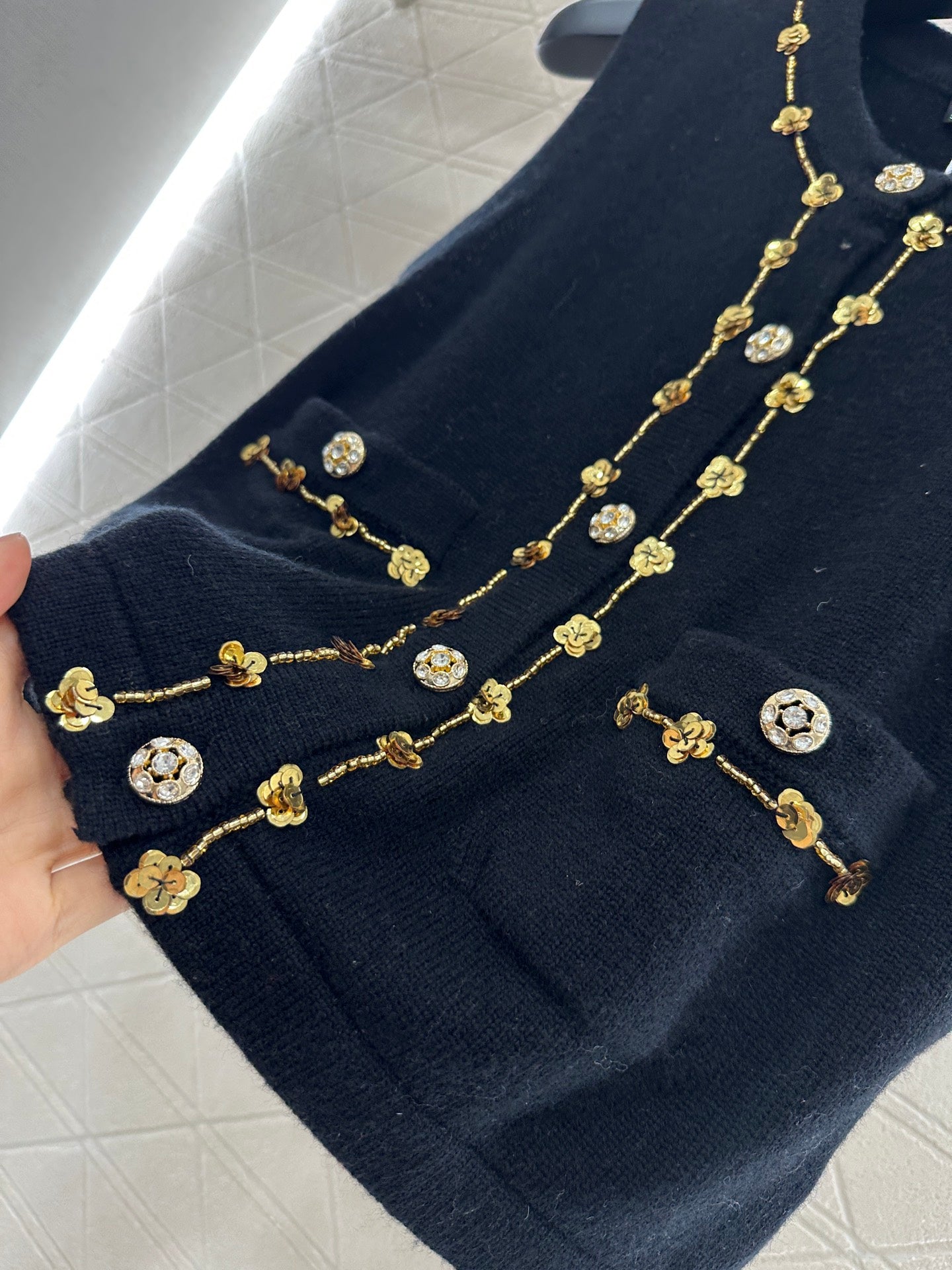 C*♥2025 New Arrival Beaded Knit Vest