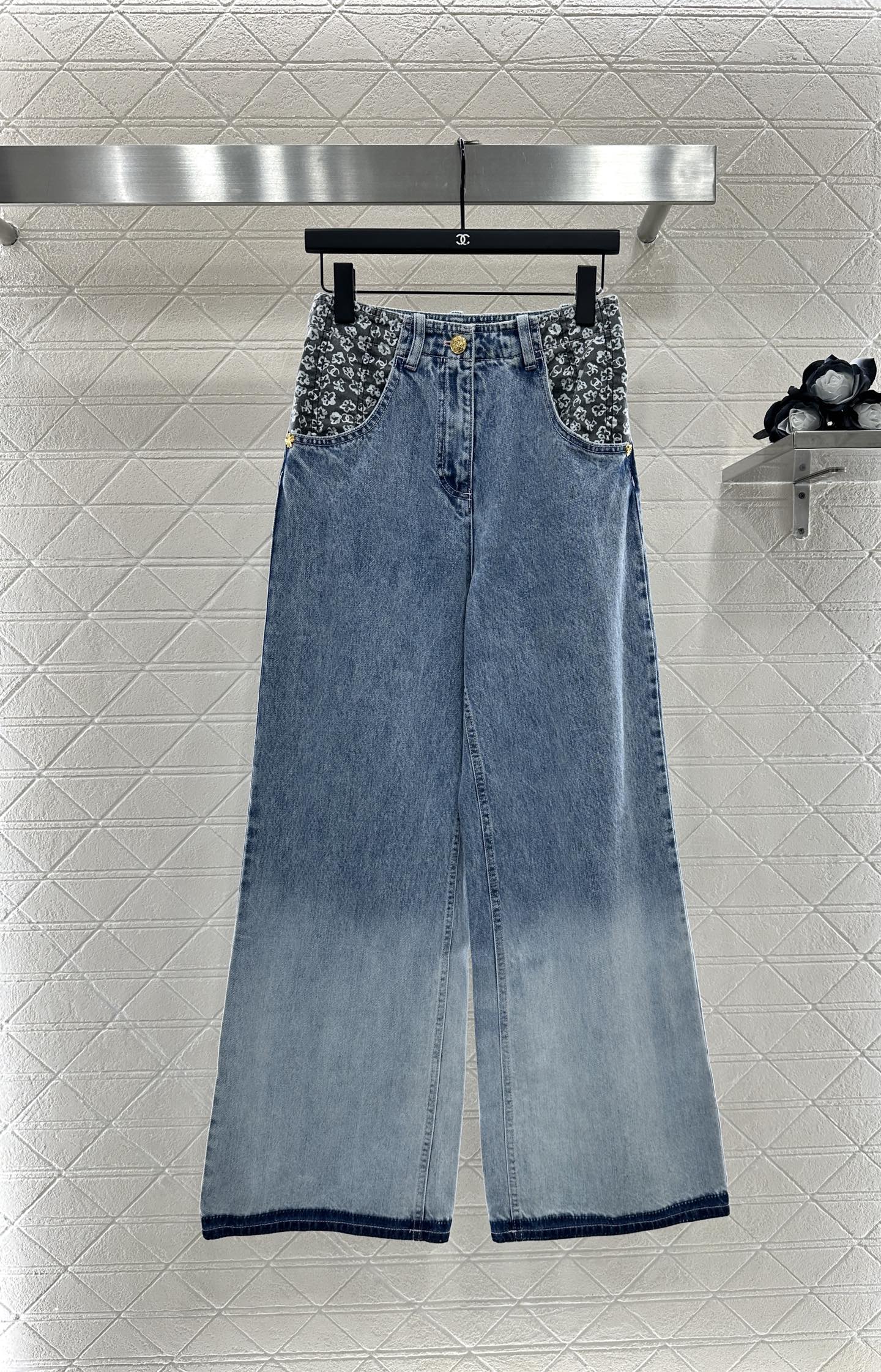 C*♥2025 New Arrival Denim Pants and Suspender Vest Set