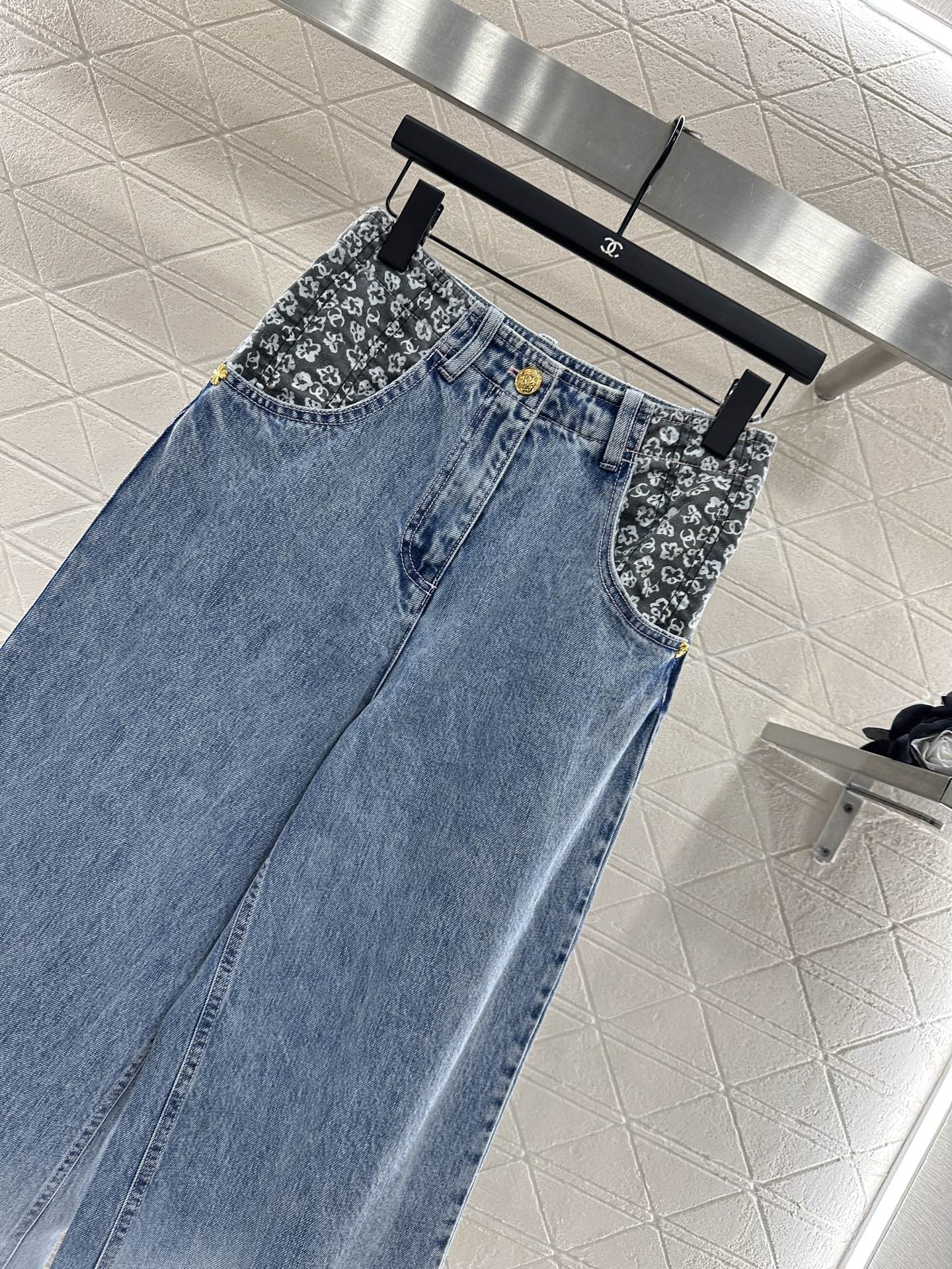 C*♥2025 New Arrival Denim Pants and Suspender Vest Set