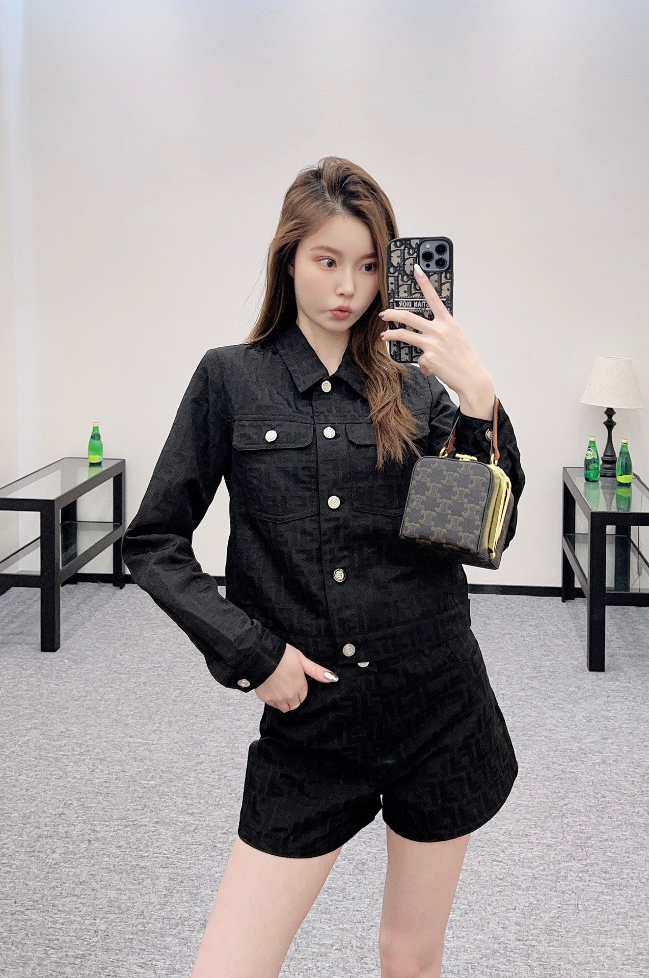 F*♥ 2025 New Arrivals Jacket, Coat, and Shorts Set