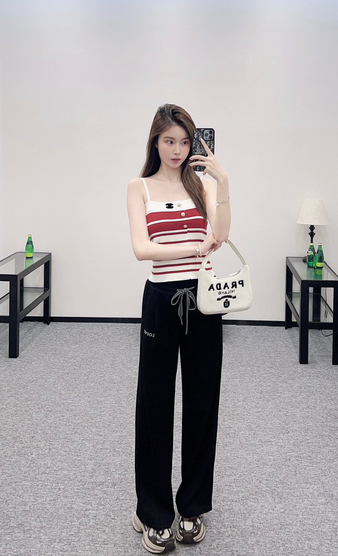L*♥2025 New Arrival Drawstring Wide-Leg Pants