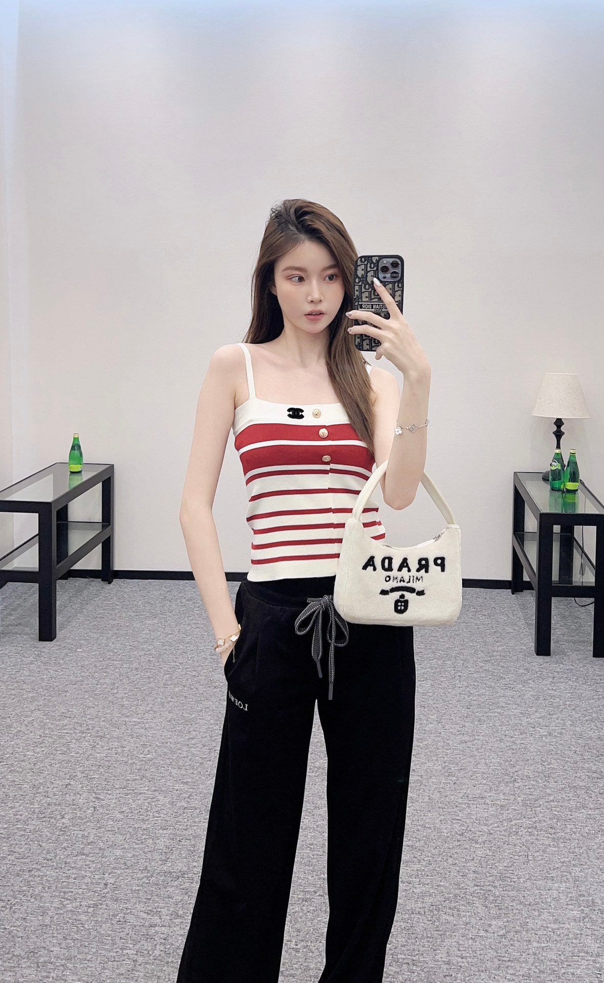 L*♥2025 New Arrival Drawstring Wide-Leg Pants