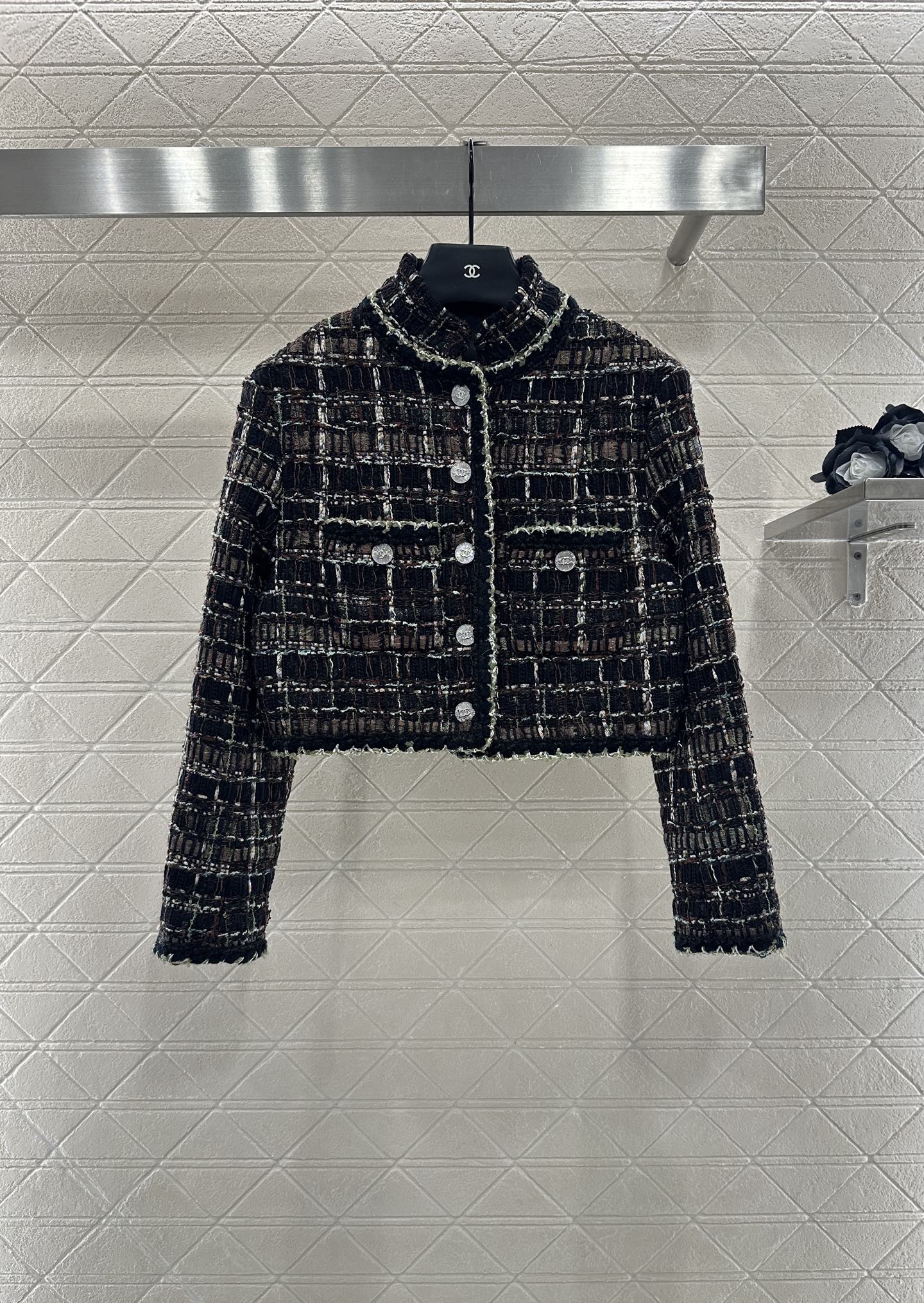 C*♥2025 New Arrival Woven Jacket and Skirt Set
