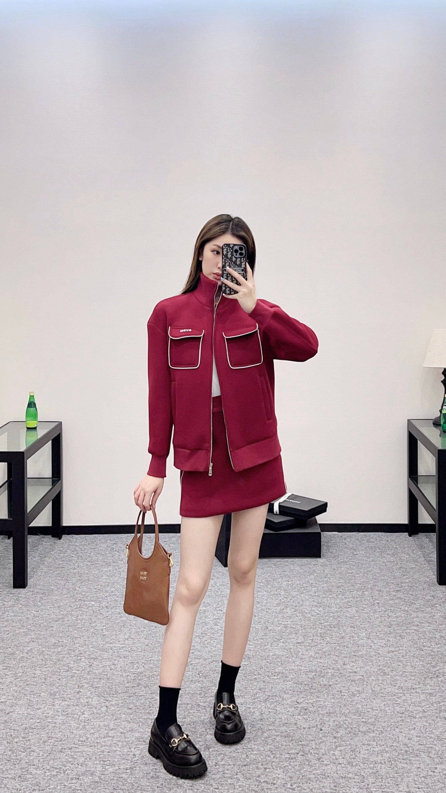 G*♥ 2025 New Arrivals Jacket and Skirt Set