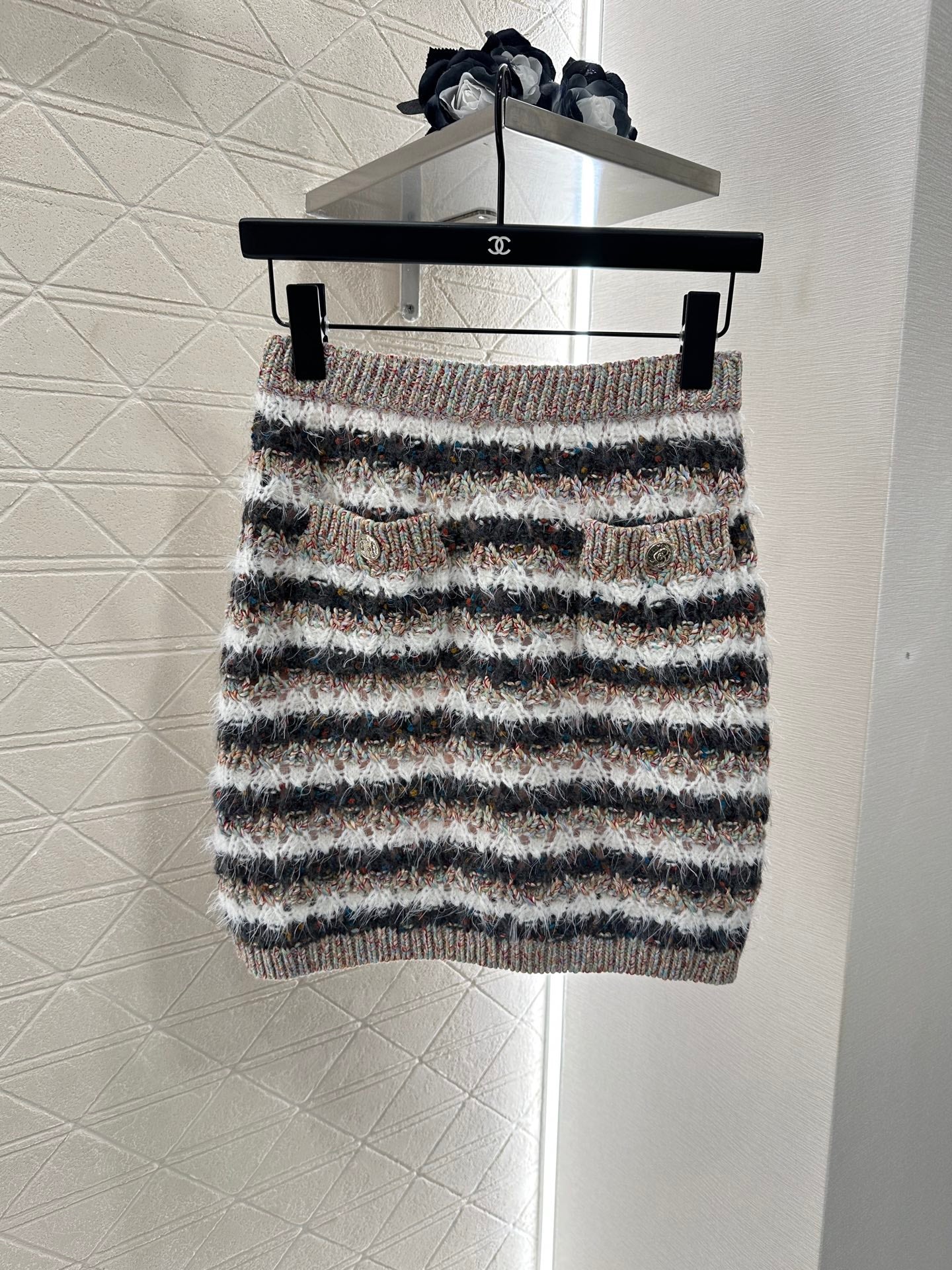 C*♥2025 New Arrival Knitted Cardigan and Skirt Set