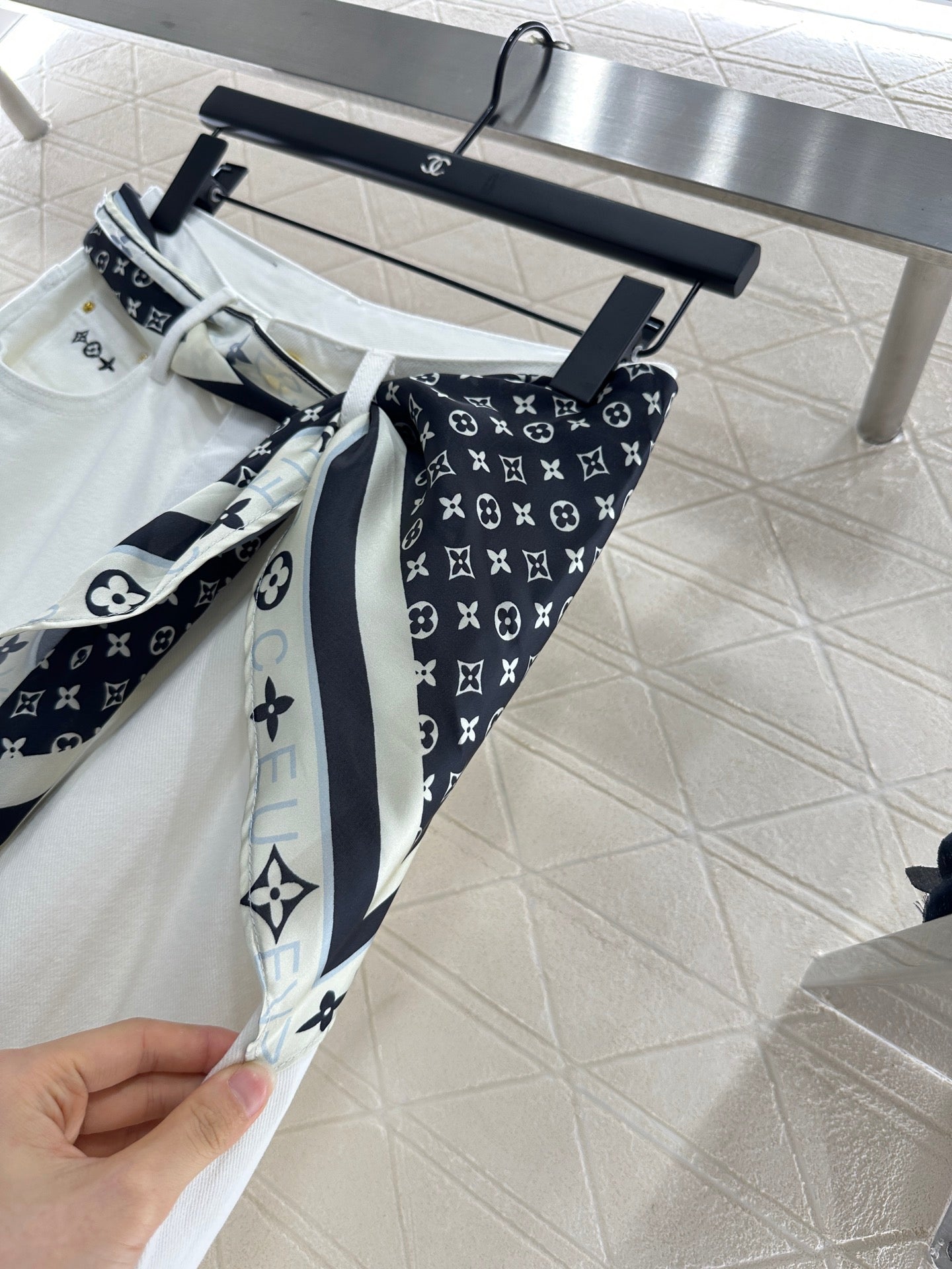 Louis*♥ 2025 New Arrivals Embroidered Denim Pants