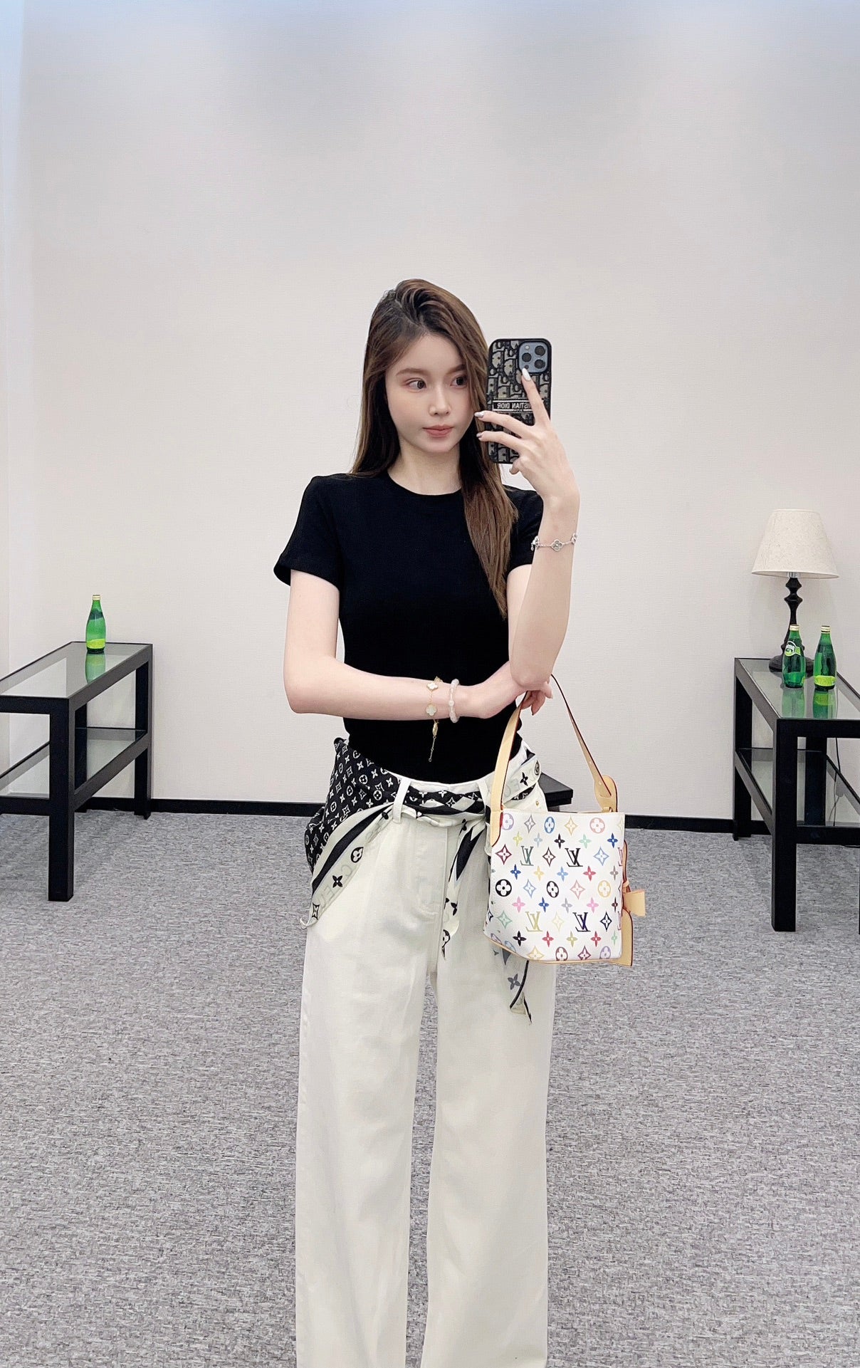 Louis*♥ 2025 New Arrivals Embroidered Denim Pants
