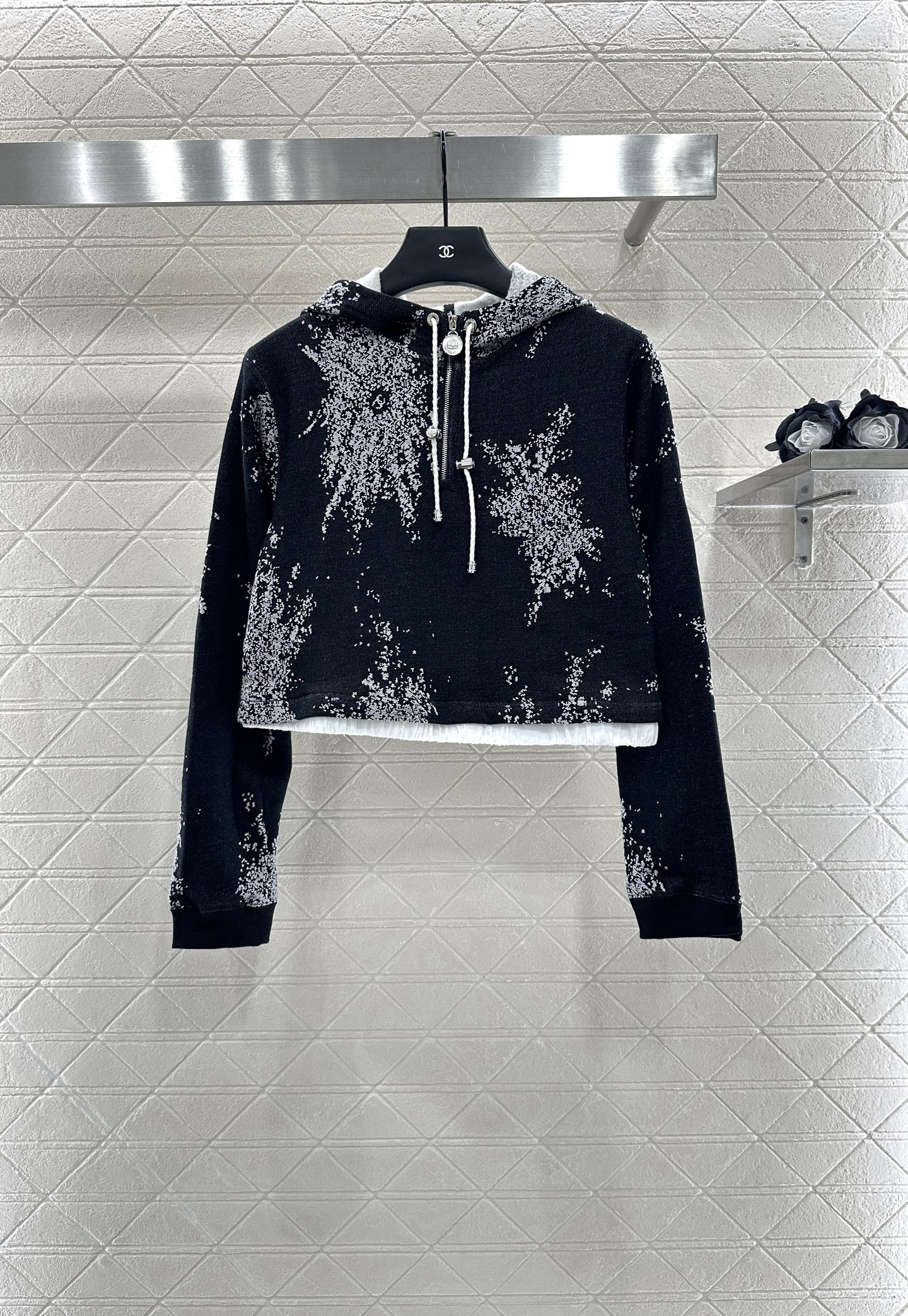 C*♥2025 New Arrival Hooded Sweatshirt and Skirt Set
