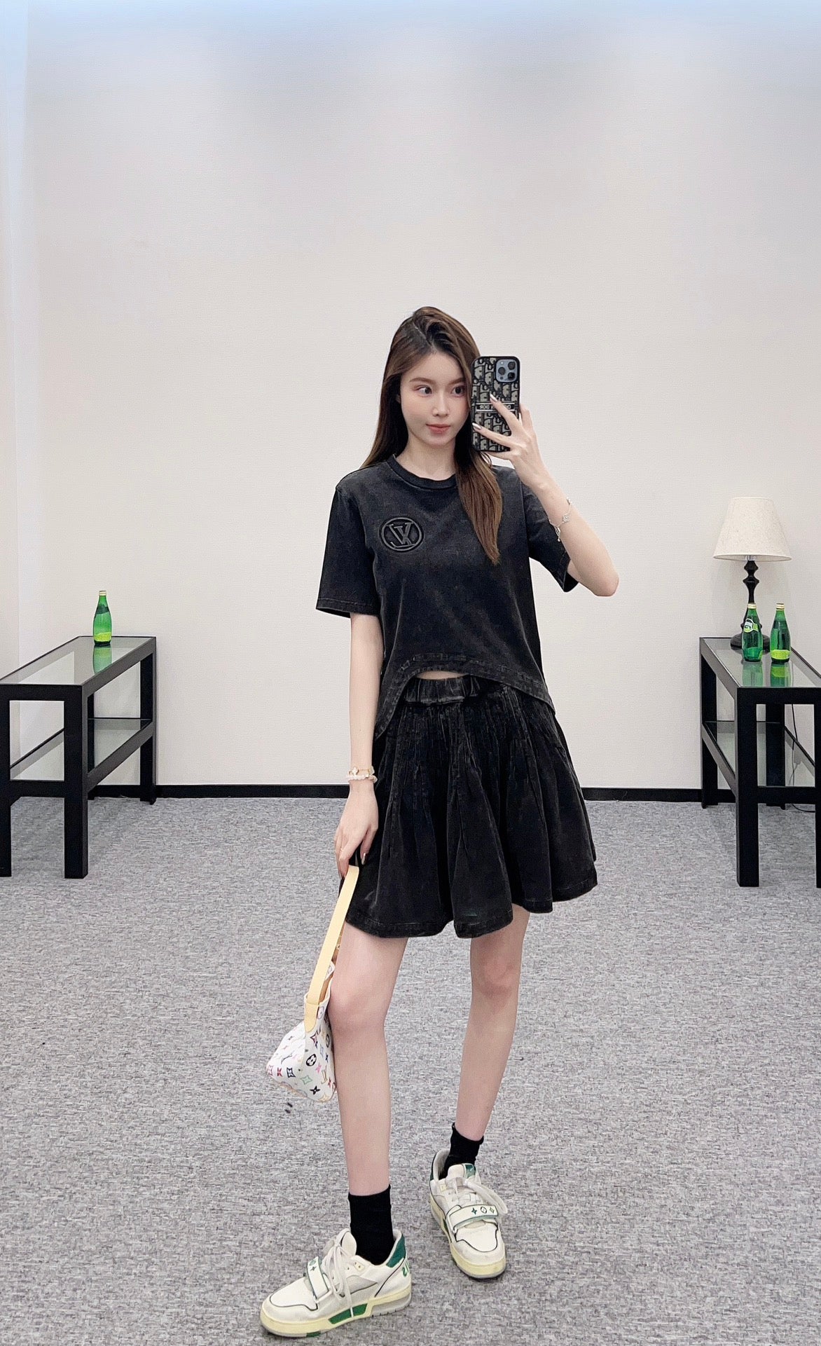 Louis*♥ 2025 New Arrivals Short-sleeved skirt suit