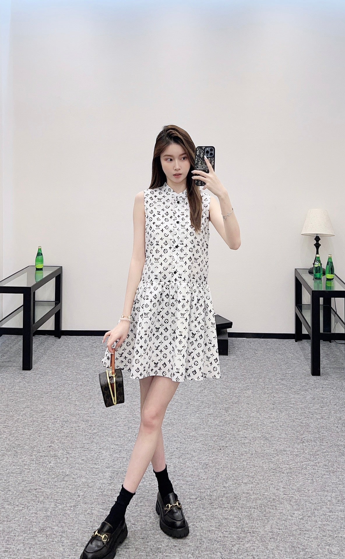 Louis*♥2025 New Arrivals Printed Vest Dress