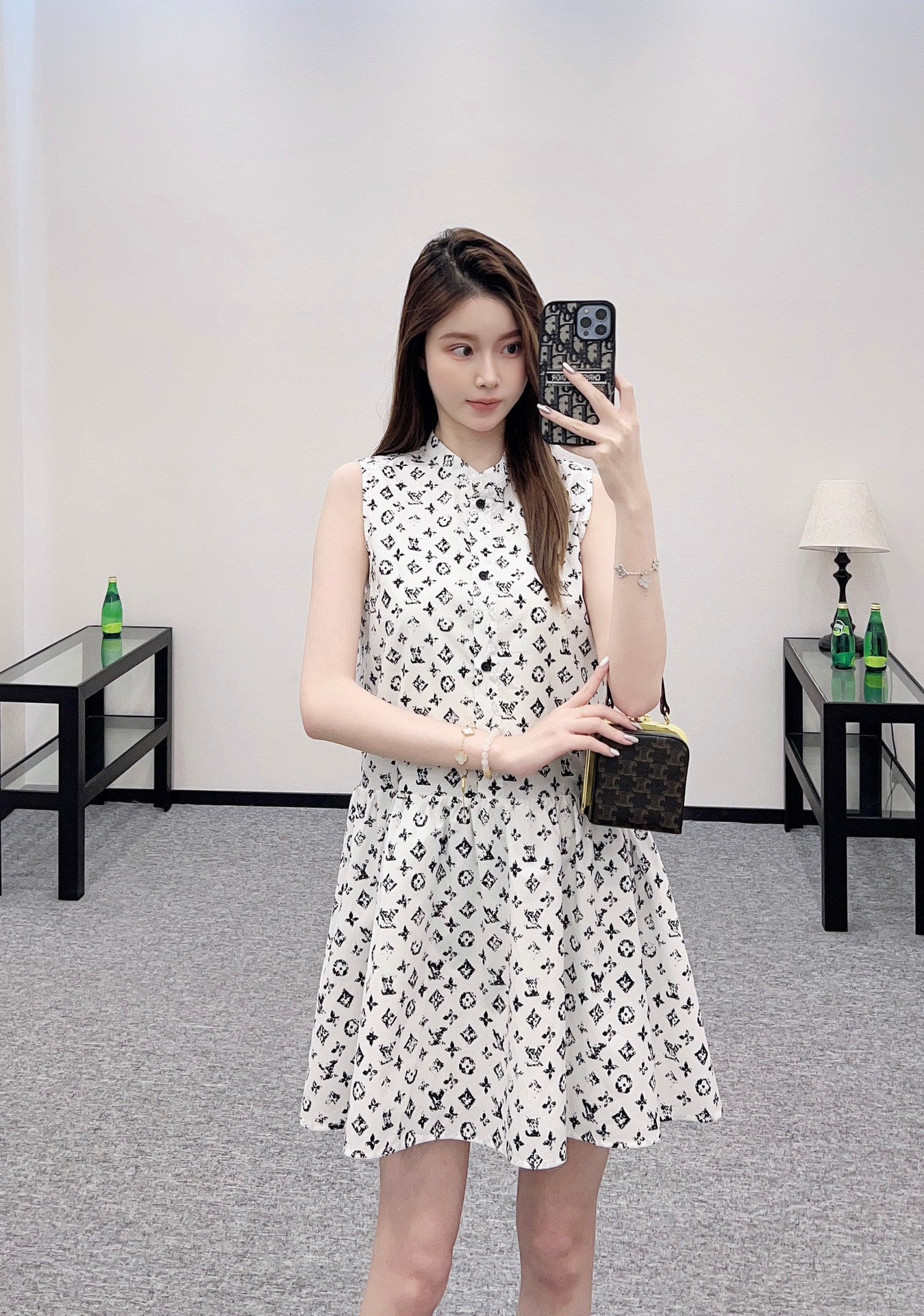 Louis*♥2025 New Arrivals Printed Vest Dress