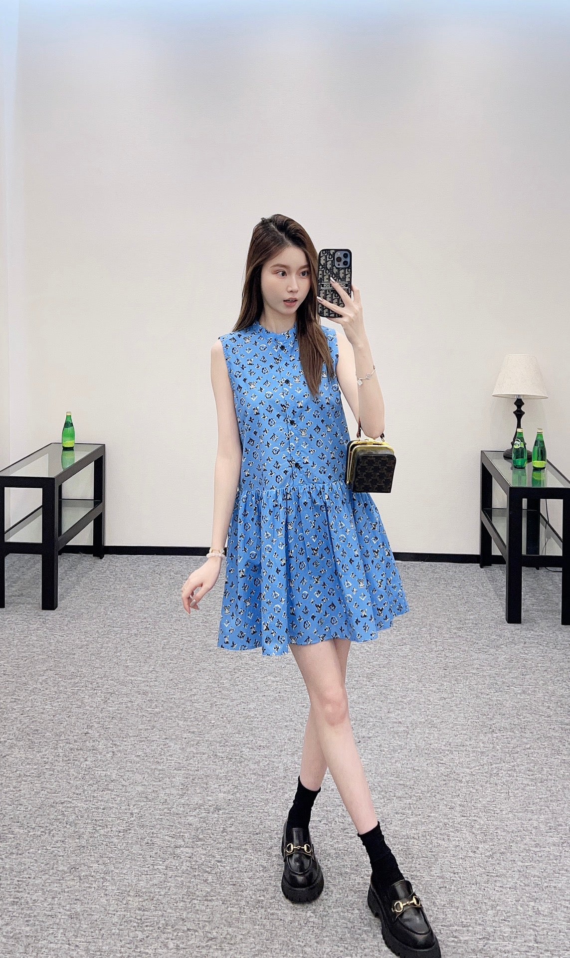 Louis*♥2025 New Arrivals Printed Vest Dress