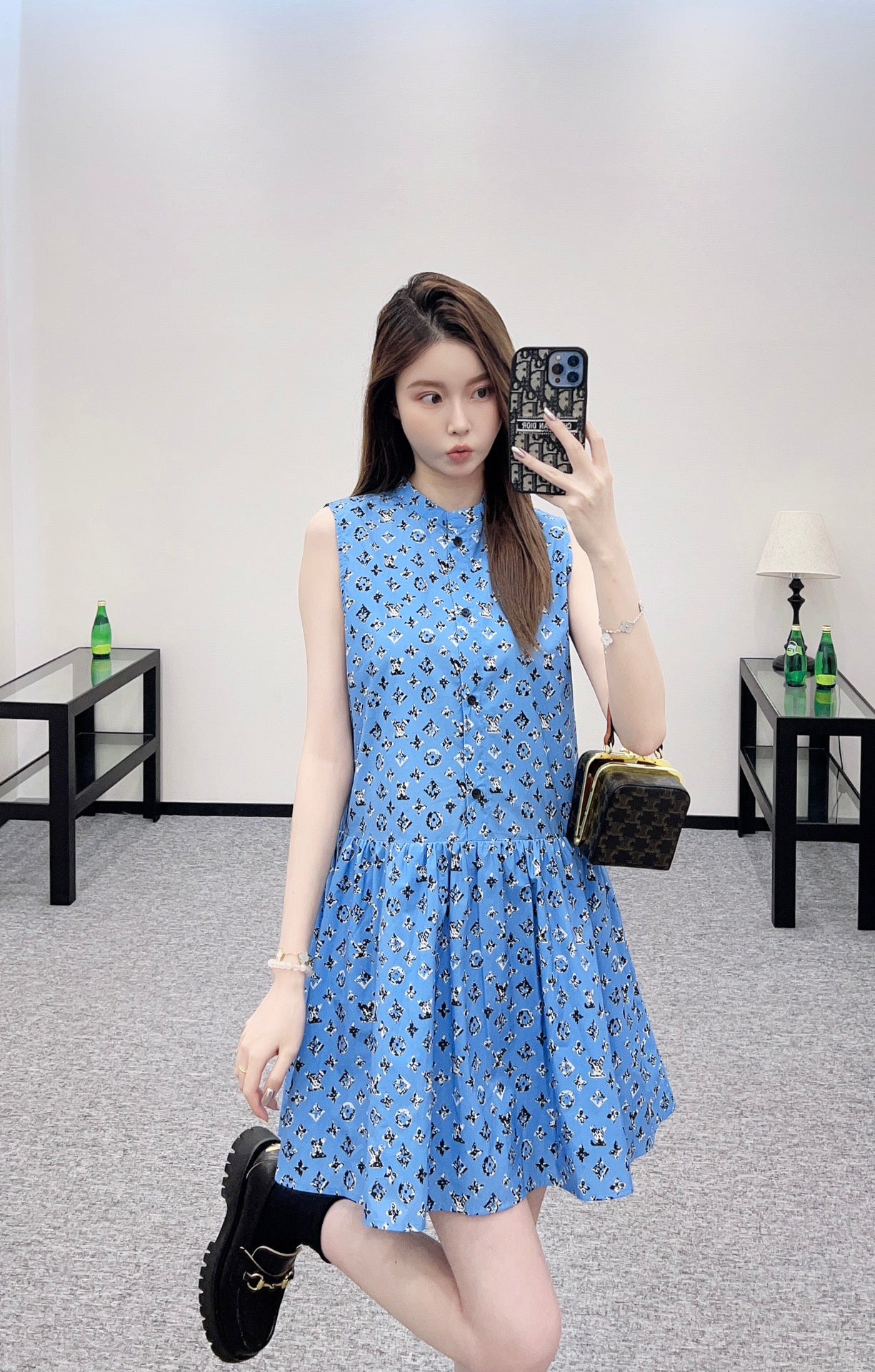 Louis*♥2025 New Arrivals Printed Vest Dress