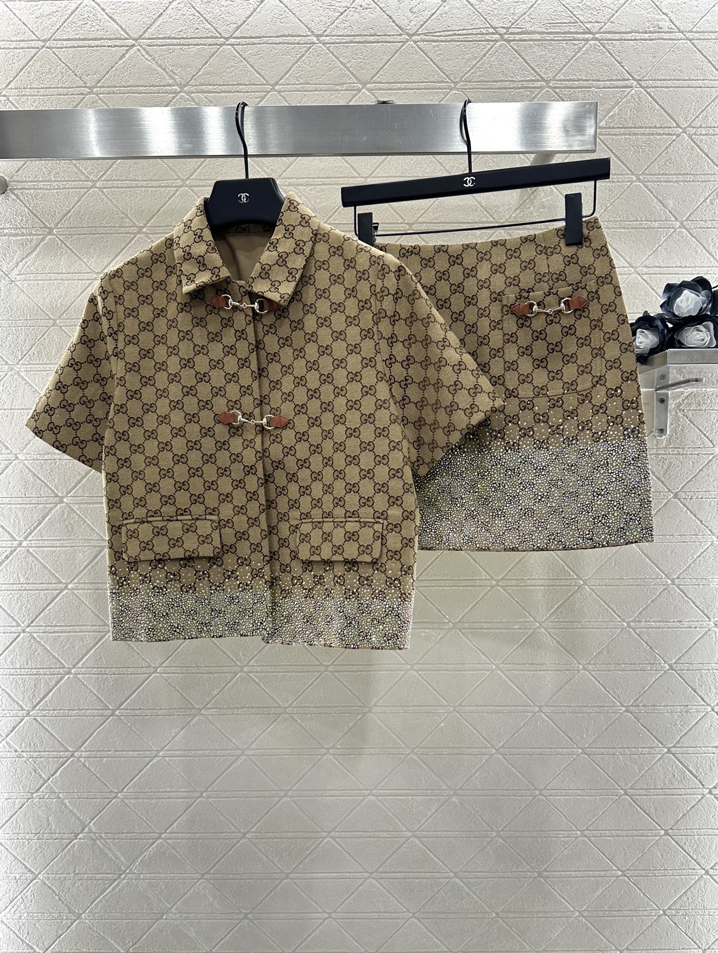 G*♥ 2025 New Arrivals Jacket and Skirt Set