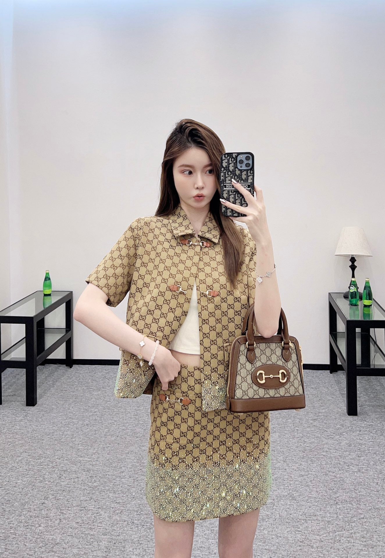 G*♥ 2025 New Arrivals Jacket and Skirt Set