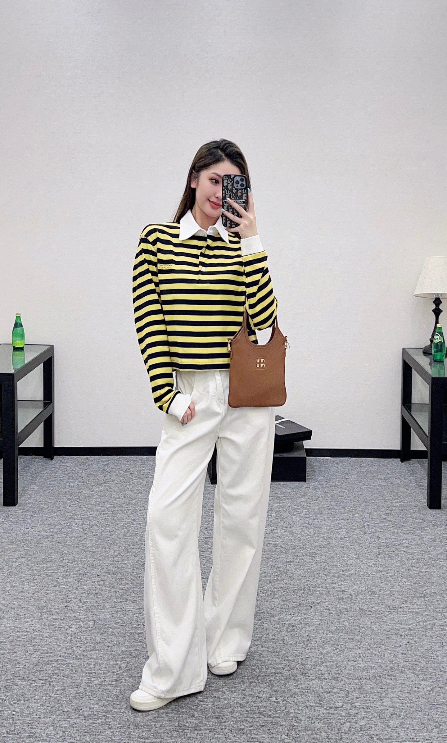 Mimi*♥2025 New Arrivals Striped Top