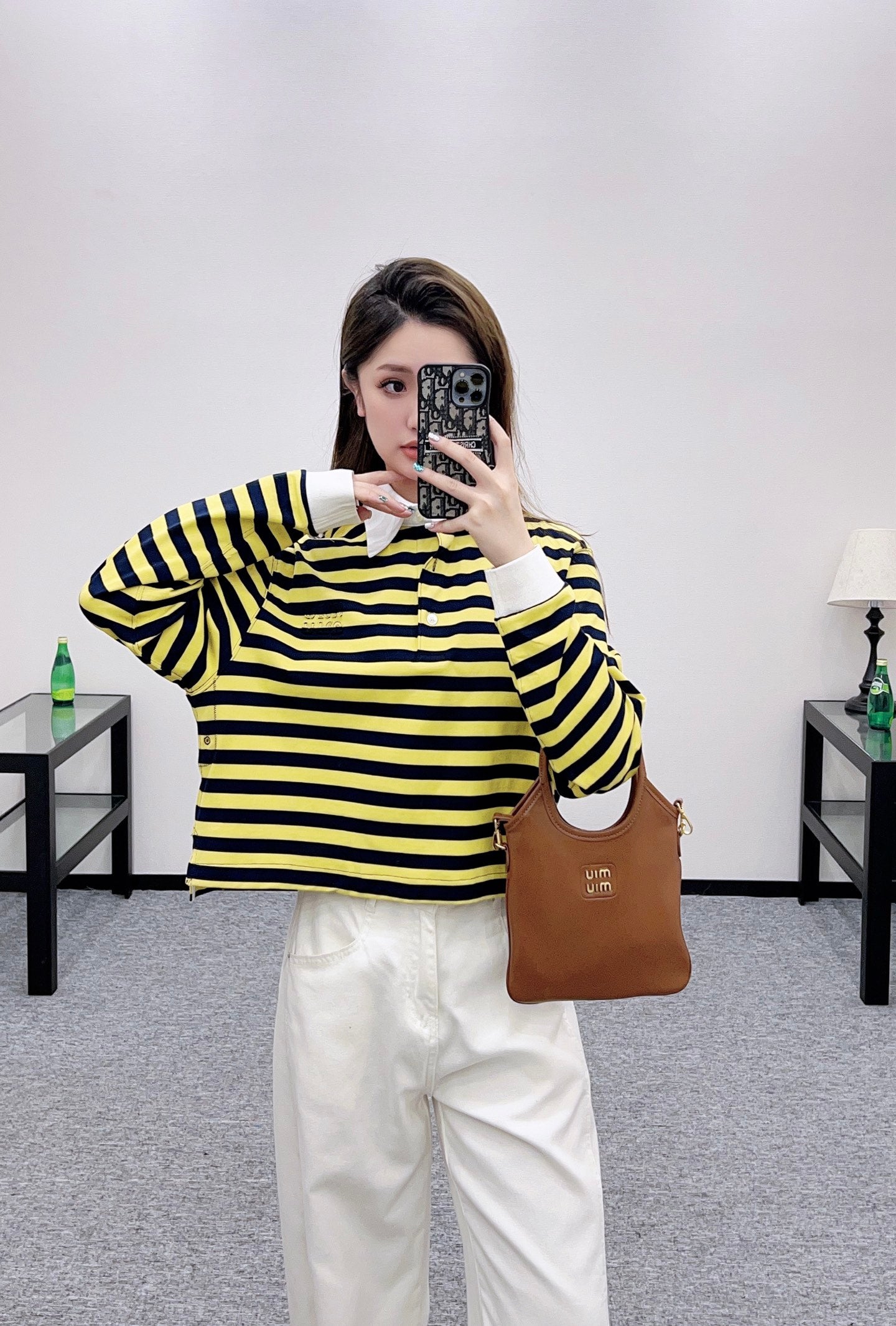Mimi*♥2025 New Arrivals Striped Top